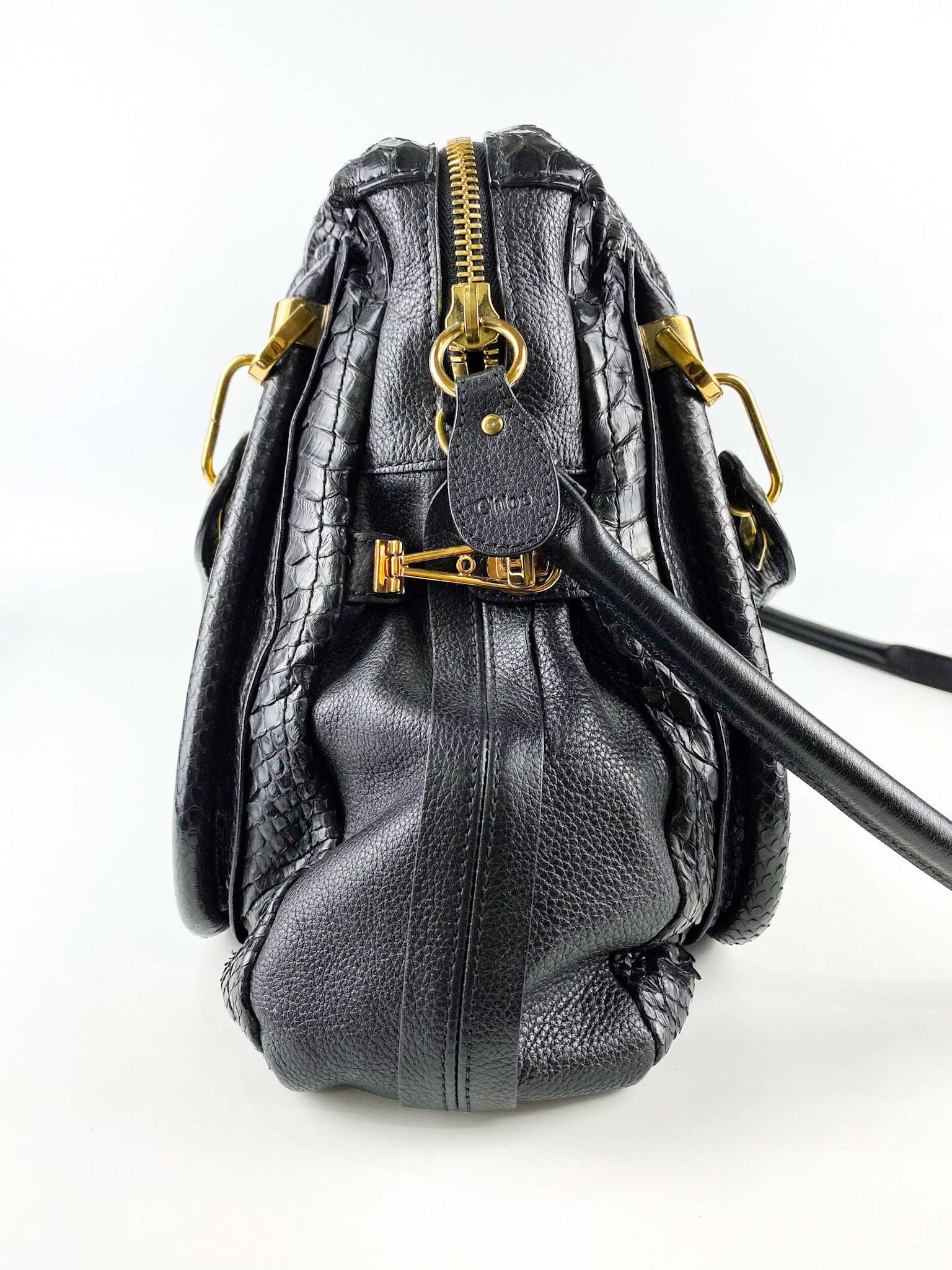 Chloe Paraty Phyton Medium Bag