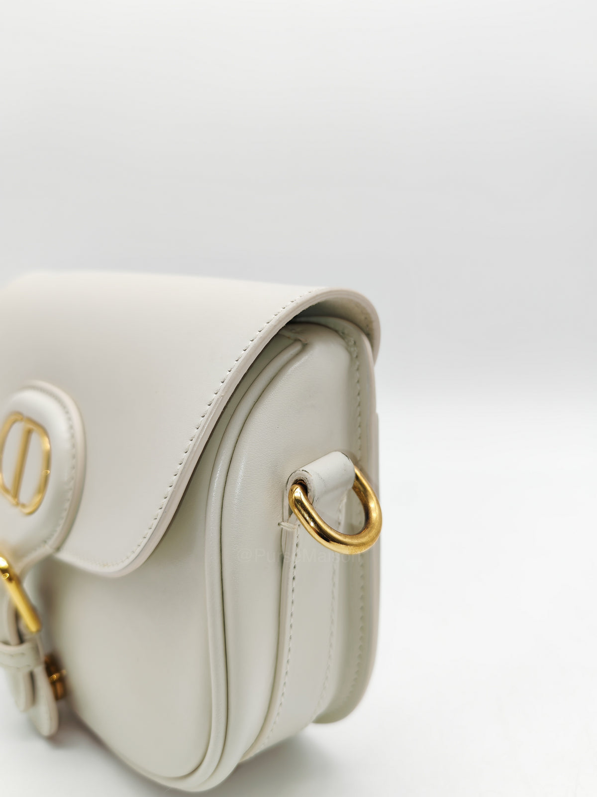 Christian Dior Bobby Small in Latte Box Calfskin Leather | Purse Maison Luxury Bags Shop