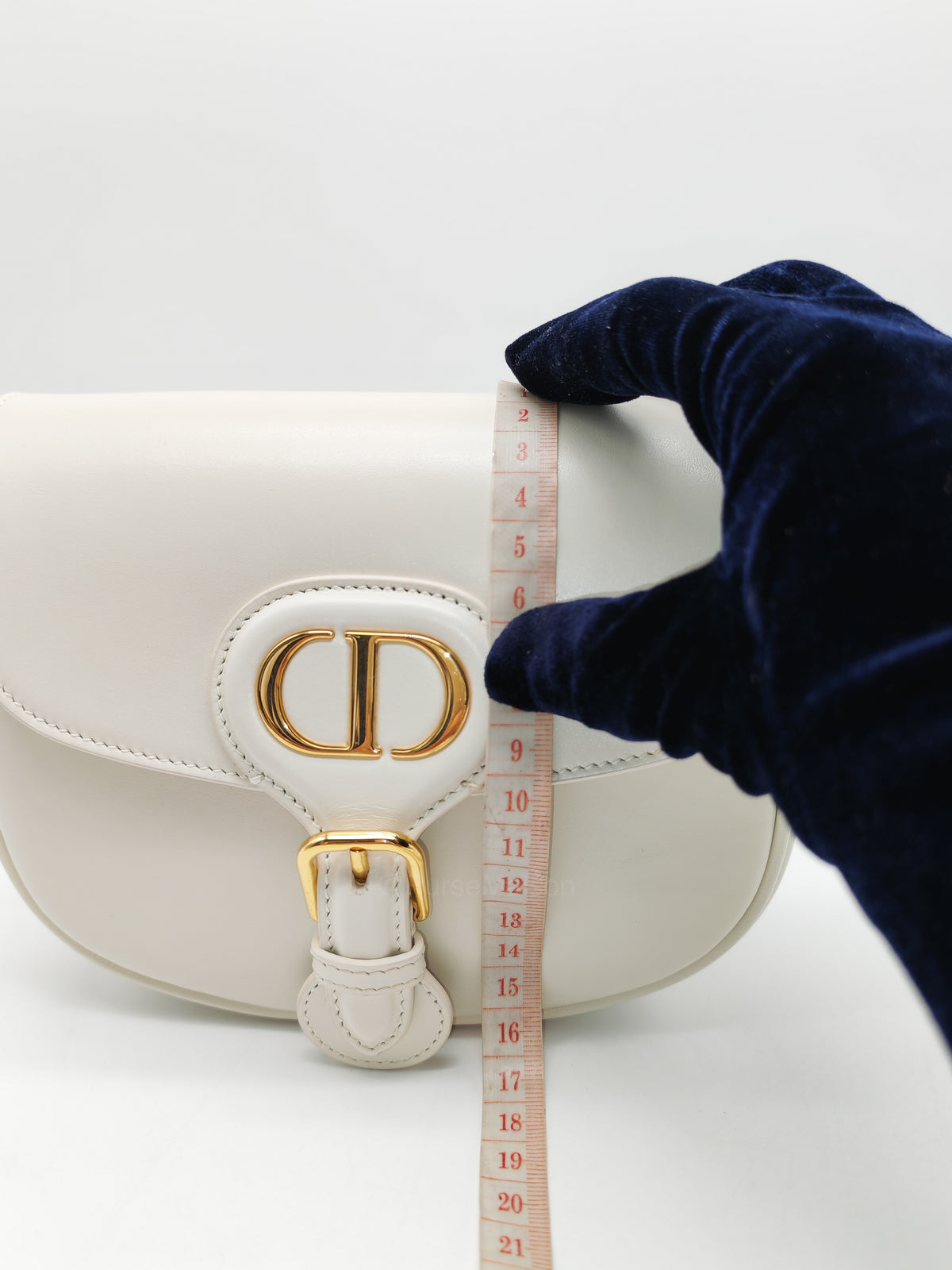 Christian Dior Bobby Small in Latte Box Calfskin Leather | Purse Maison Luxury Bags Shop