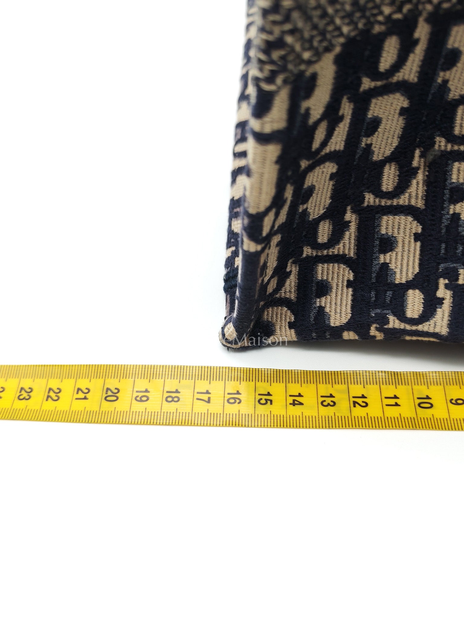 Christian Dior Book Tote Medium in Blue Oblique Embroidered Canvas | Purse Maison Luxury Bags Shop