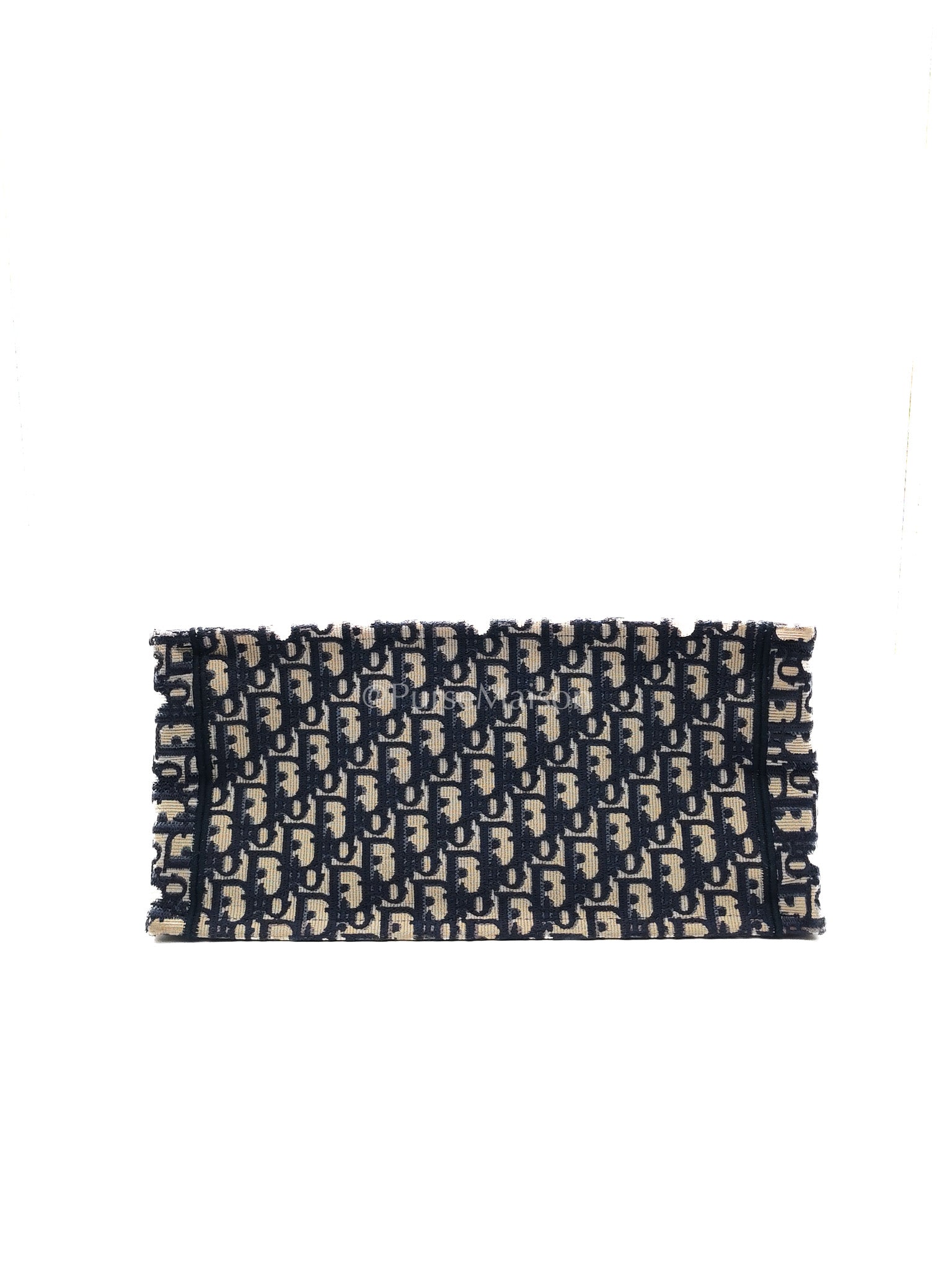 Christian Dior Book Tote Medium in Blue Oblique Embroidered Canvas | Purse Maison Luxury Bags Shop