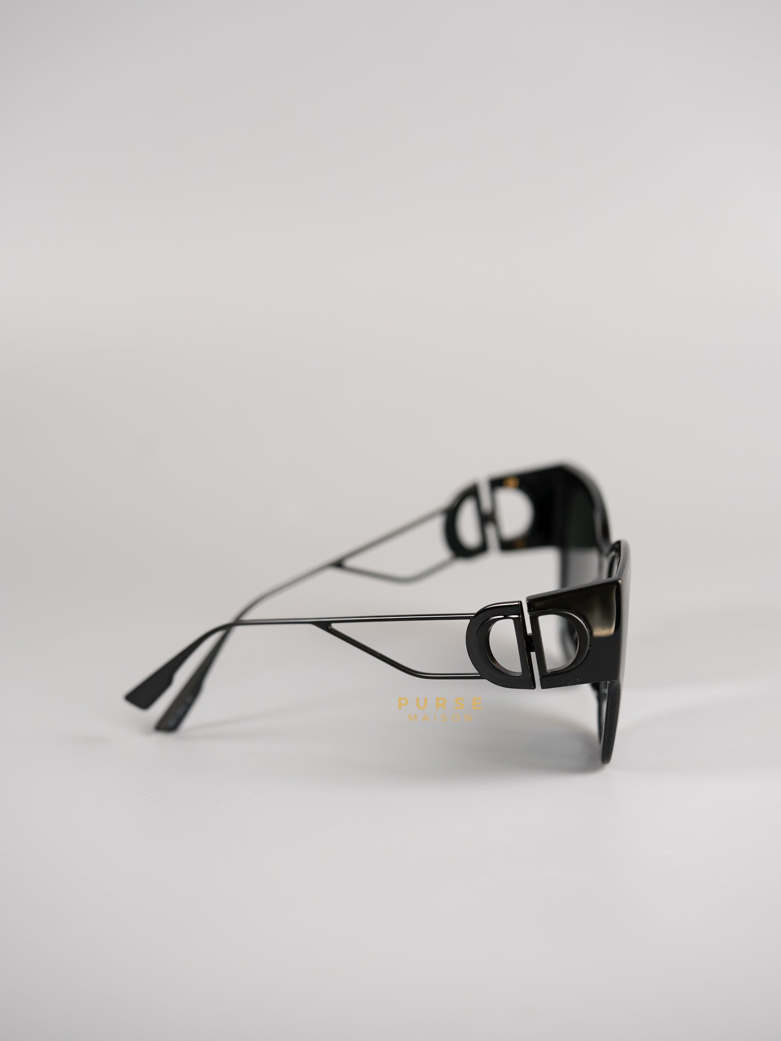Dior 30 Montaigne Black 80711 Square Sunglasses | Purse Maison Luxury Bags Shop