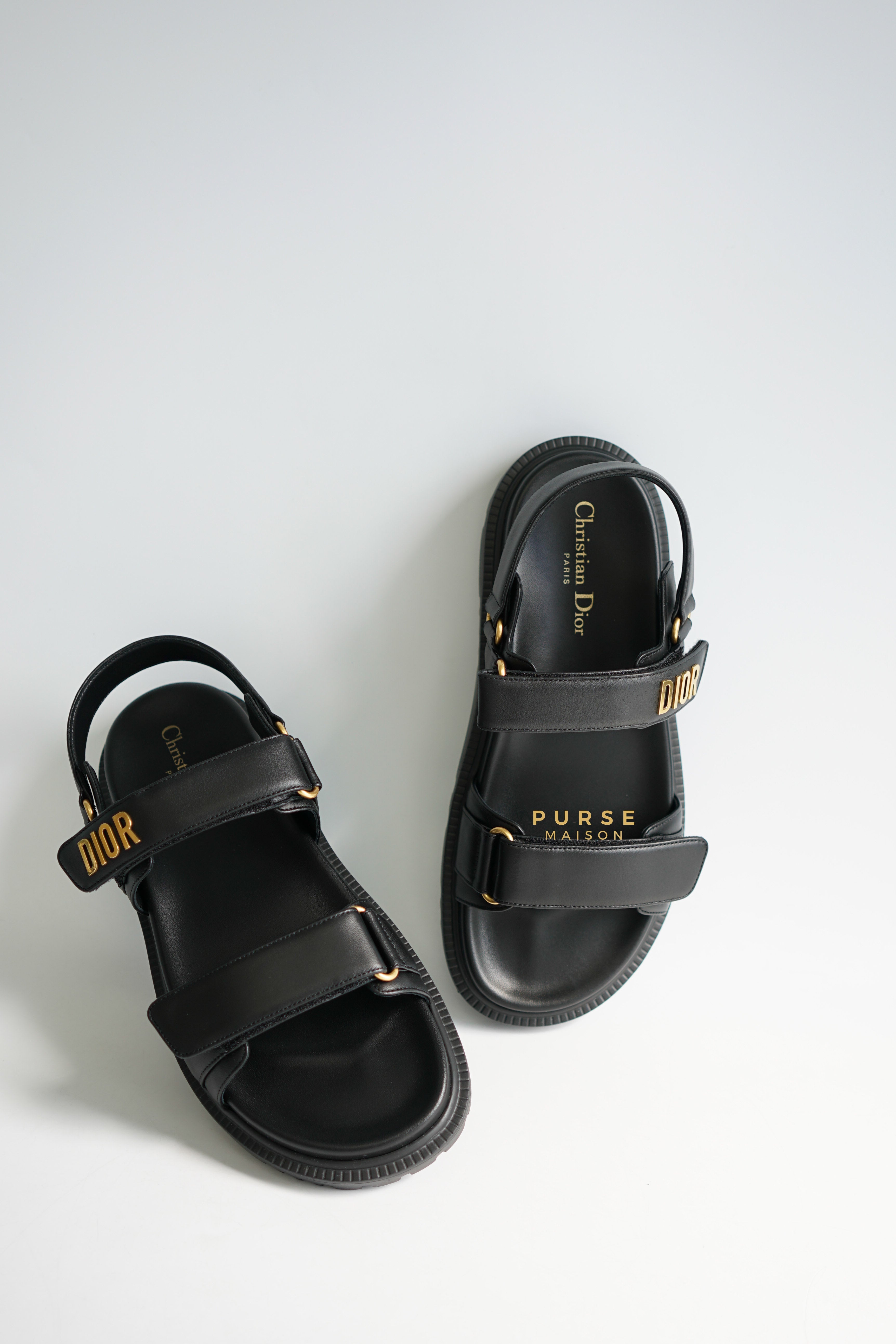 Dior leather online sandals