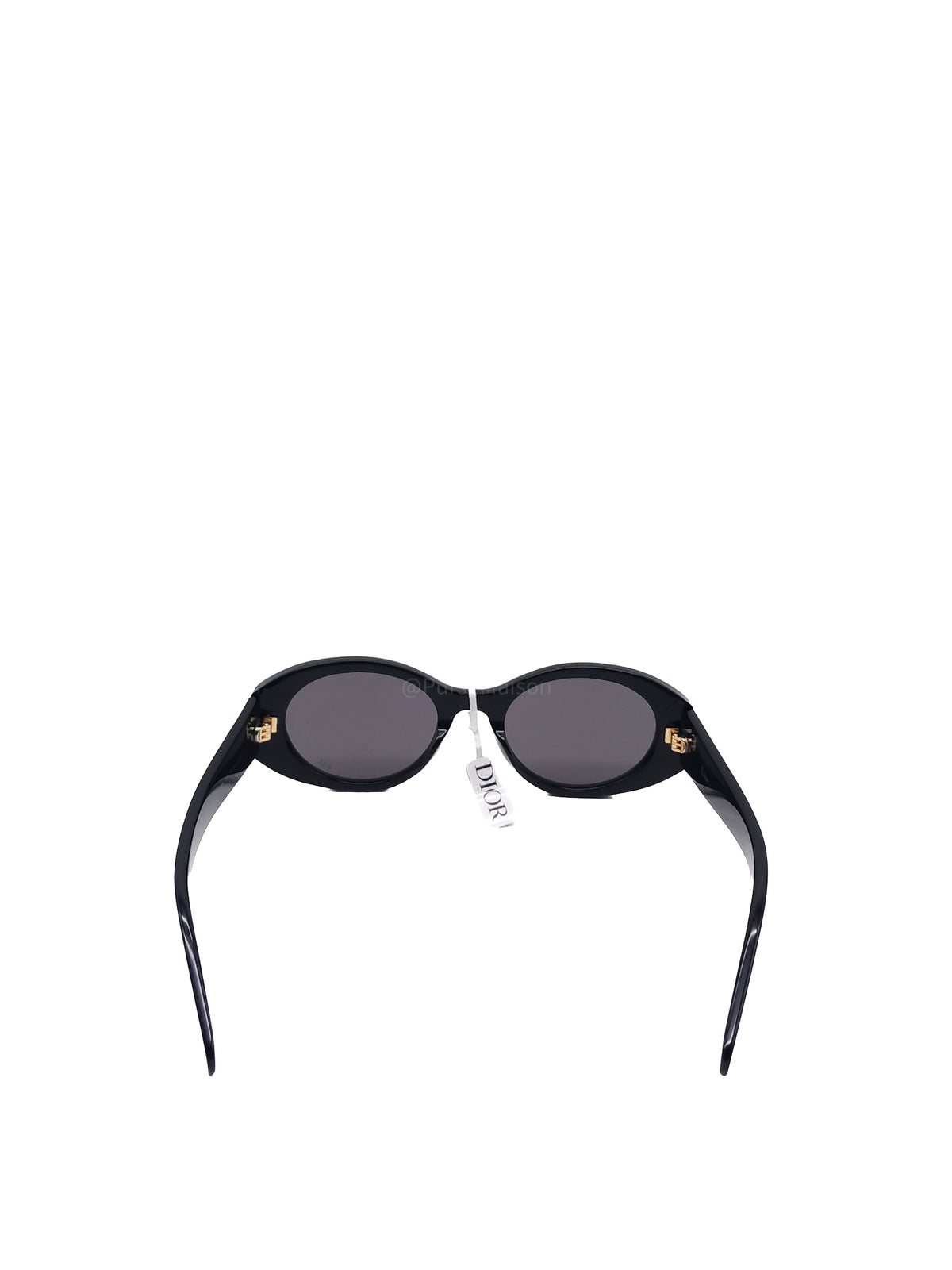 Christian Dior Glow B31 Sunglasses in Black and Gold Logo | Purse Maison Luxury Bags Shop