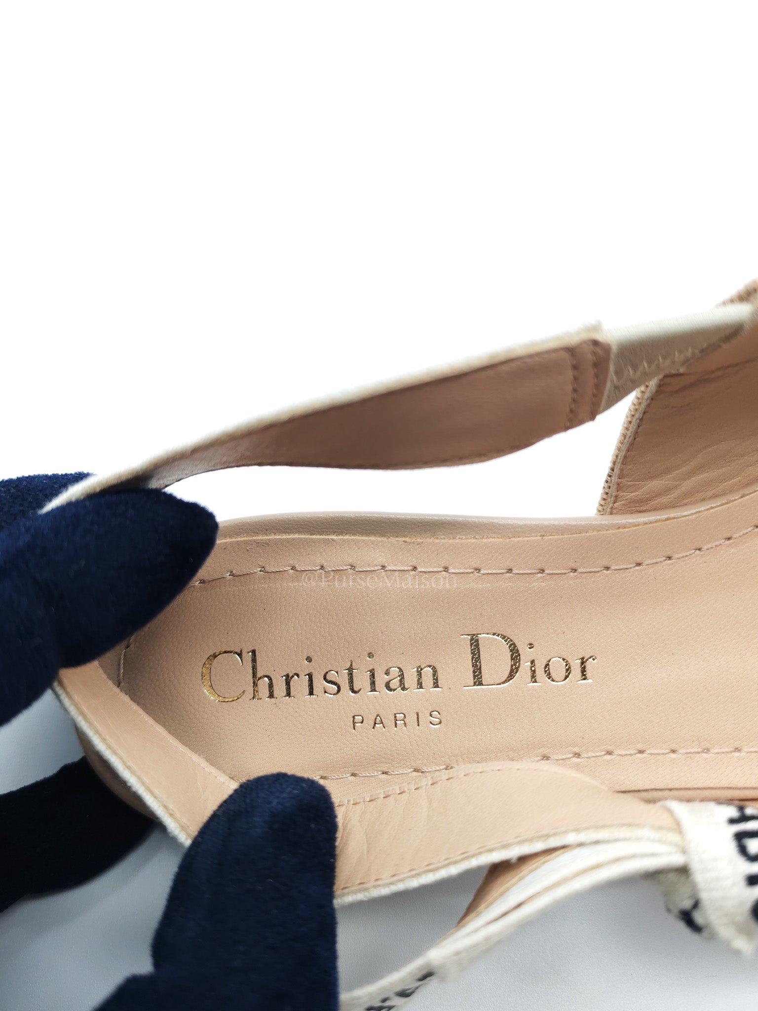 Christian Dior J'adior Sling Sandals in Powder Nude Size 36 EU(23cm) | Purse Maison Luxury Bags Shop