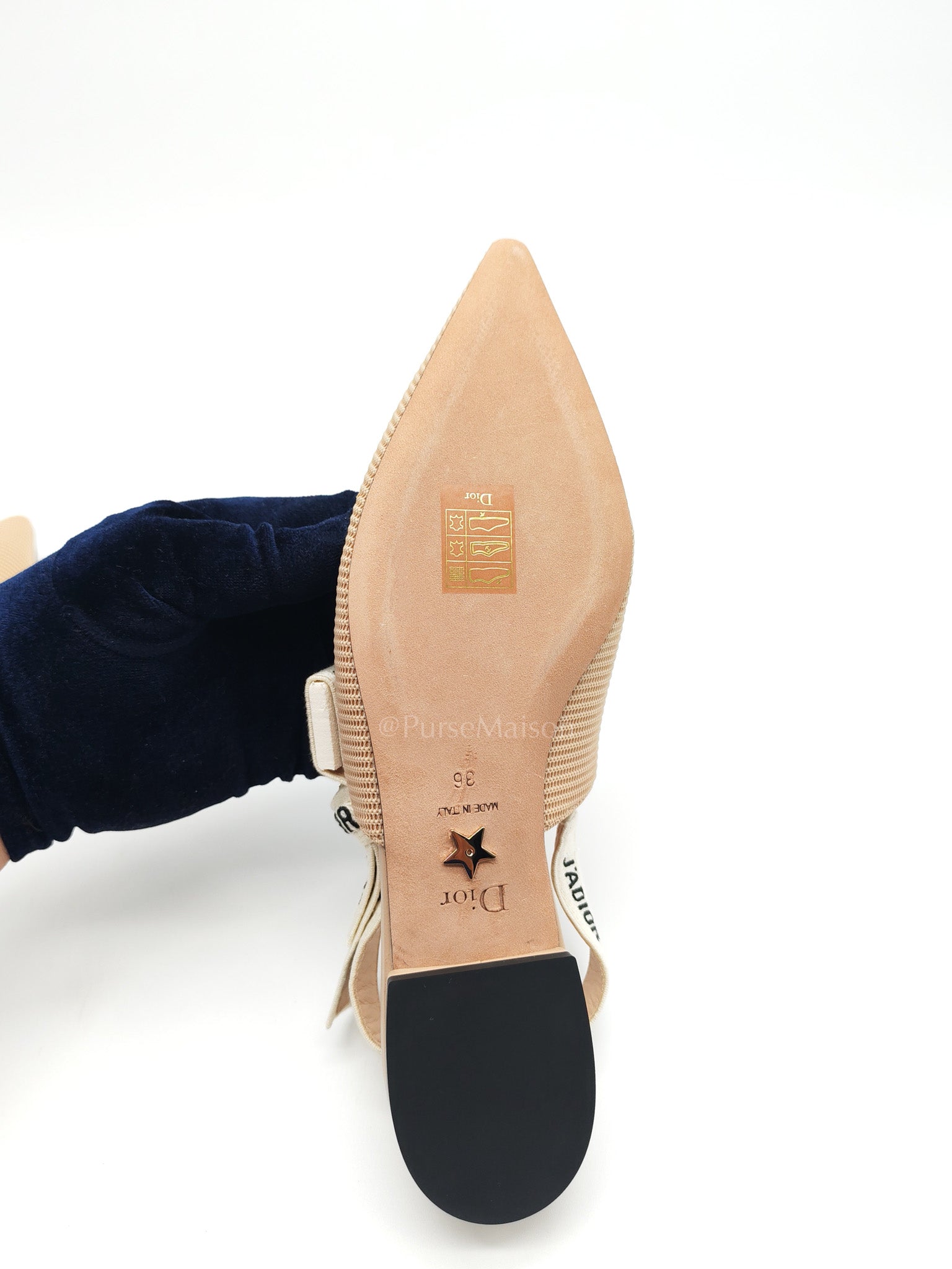 Christian Dior J'adior Sling Sandals in Powder Nude Size 36 EU(23cm) | Purse Maison Luxury Bags Shop