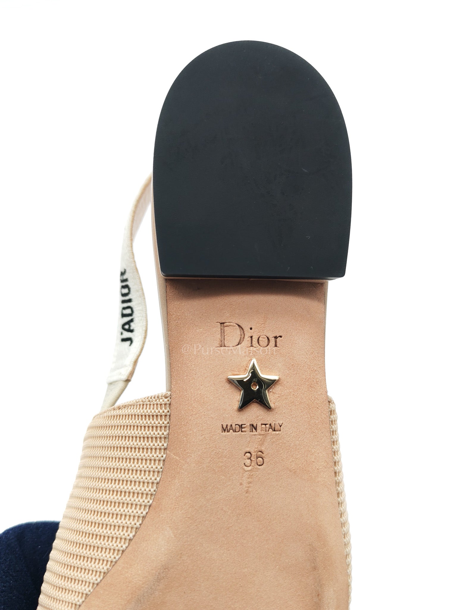 Christian Dior J'adior Sling Sandals in Powder Nude Size 36 EU(23cm) | Purse Maison Luxury Bags Shop