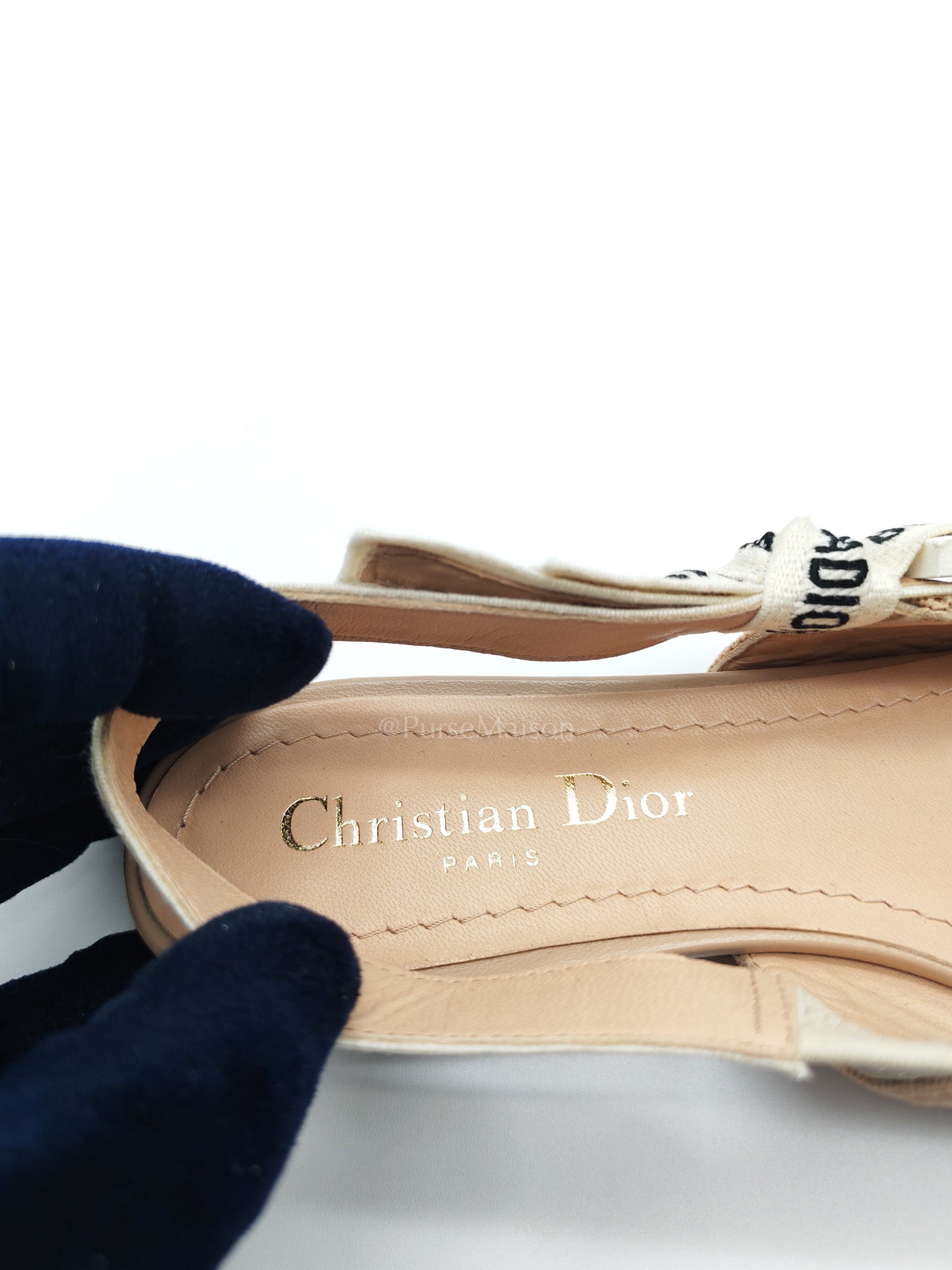 Christian Dior J'adior Sling Sandals in Powder Nude Size 36 EU(23cm) | Purse Maison Luxury Bags Shop