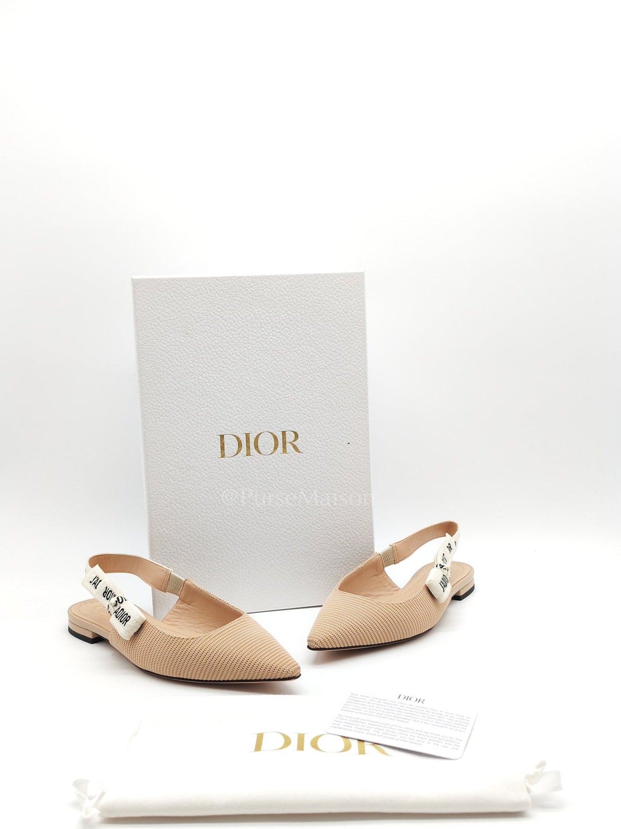 Christian Dior J'adior Sling Sandals in Powder Nude Size 36 EU(23cm) | Purse Maison Luxury Bags Shop