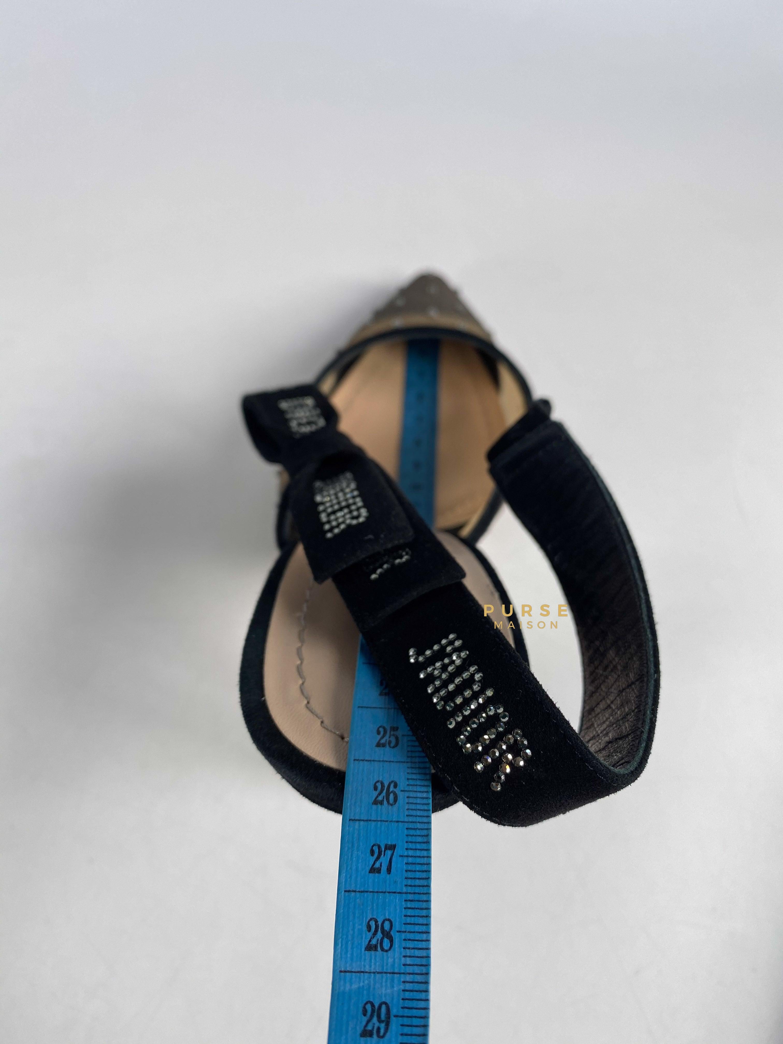 Christian Dior J'Adior Slingback Pump Black Mesh Size 36.5 EU (25.5cm) | Purse Maison Luxury Bags Shop