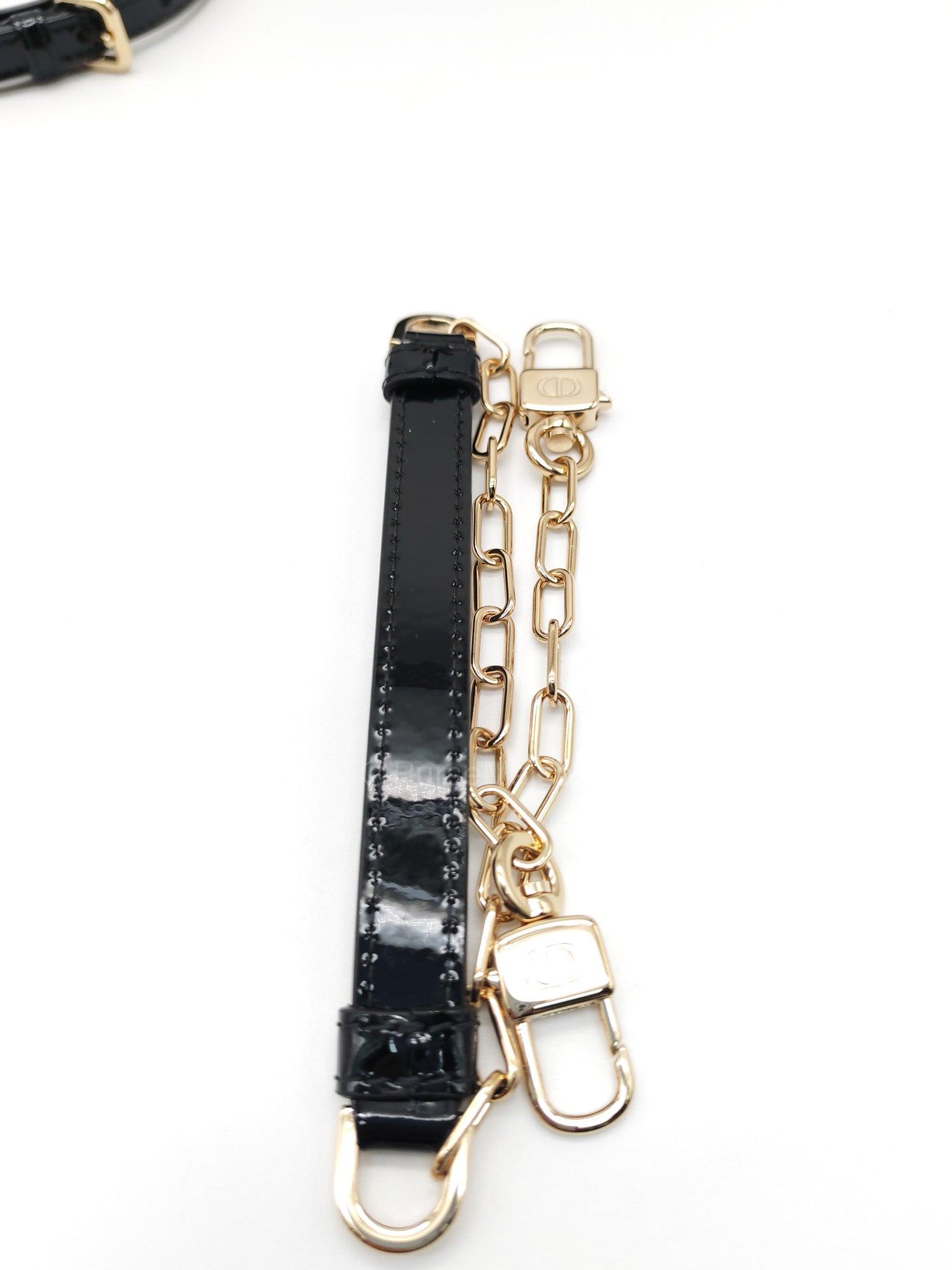 Christian Dior Lady D-Joy Micro in Black Patent Cannage Calfskin Leather and Light Gold Hardware | Purse Maison Luxury Bags Shop