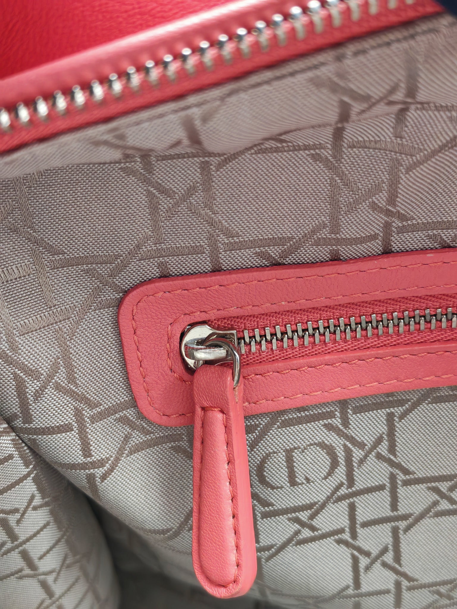 Christian Dior Lady Dior Large in Salmon Cannage Lambskin Leather Shoulder Bag | Purse Maison Luxury Bags Shop