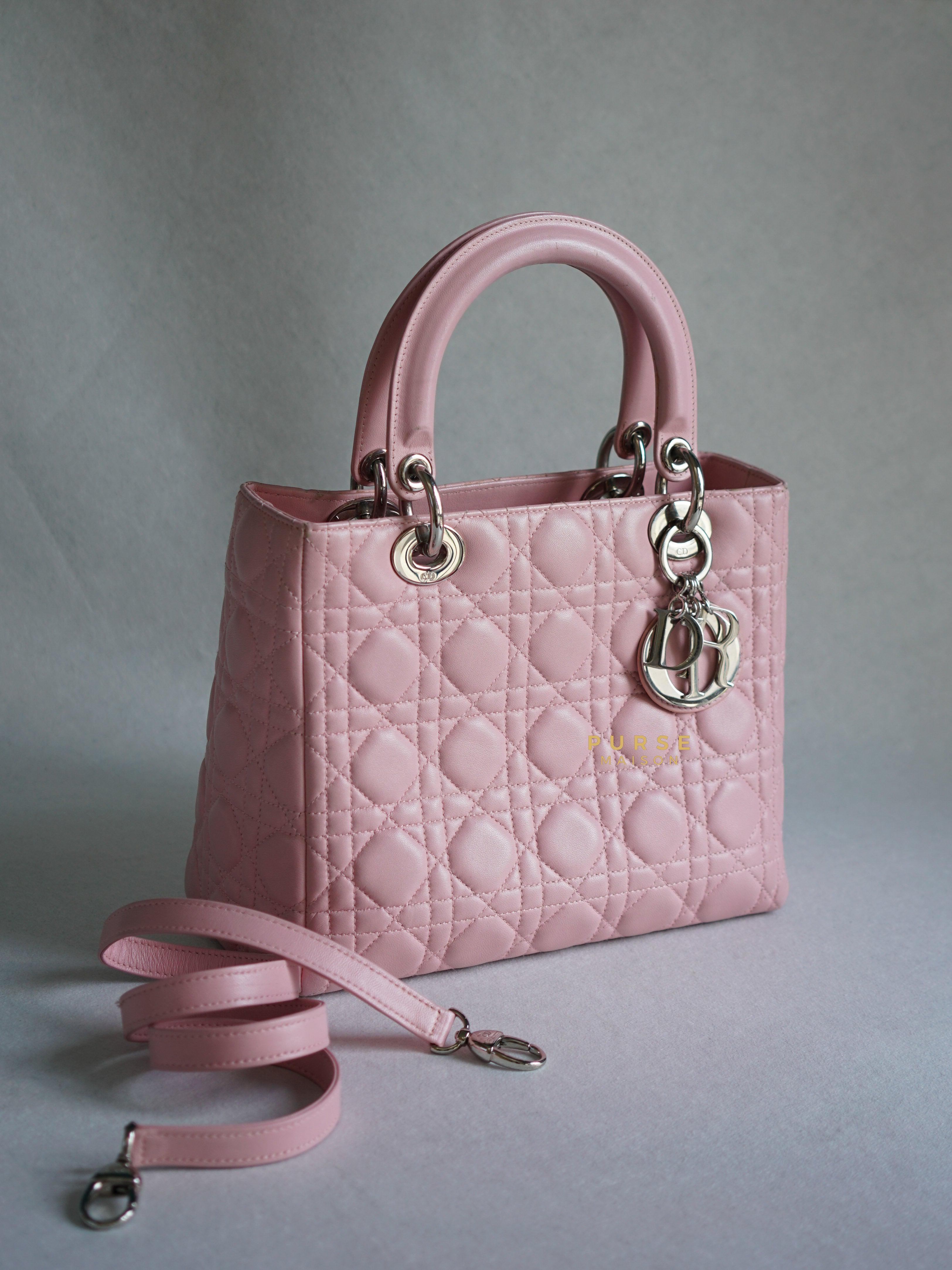 Pink discount dior handbag