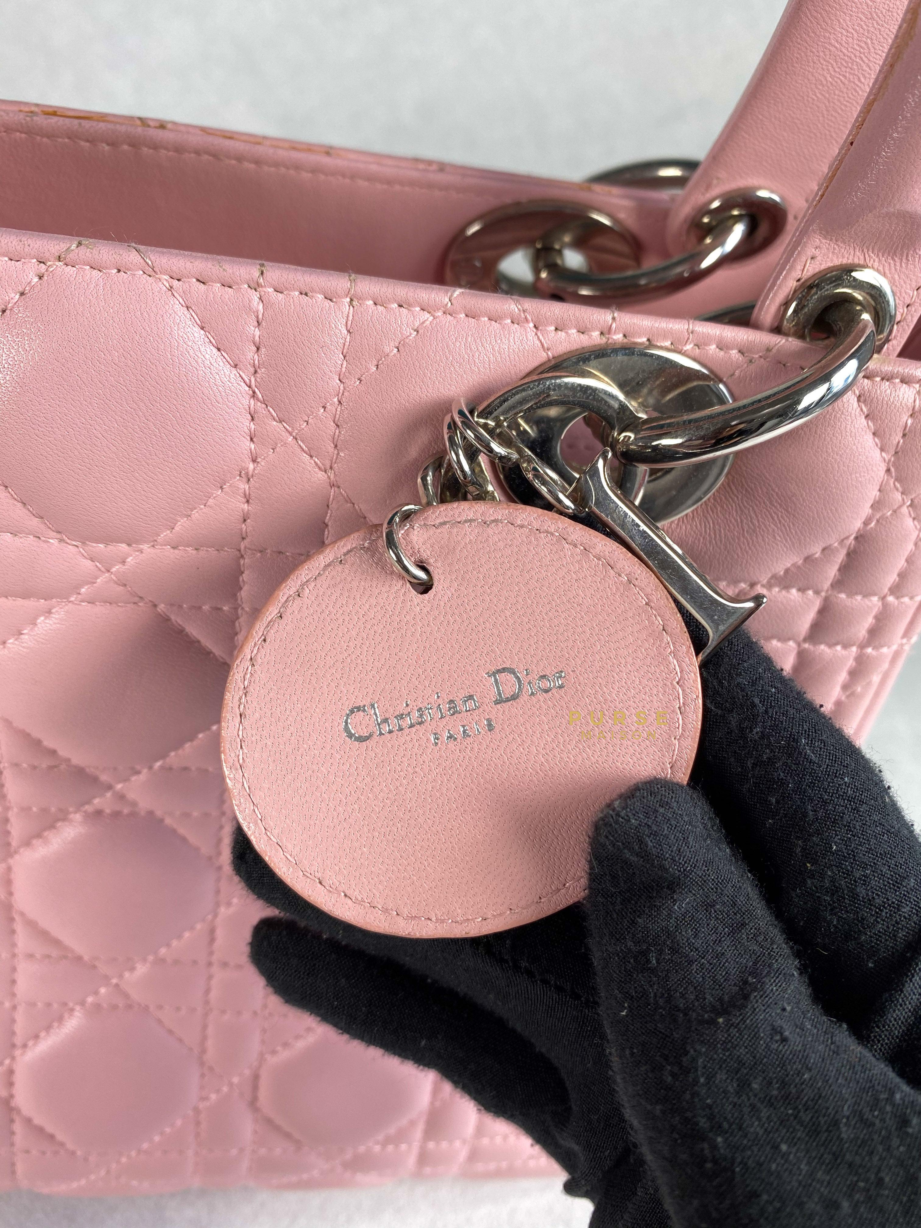 Leather bag Dior Pink in Leather - 40189140