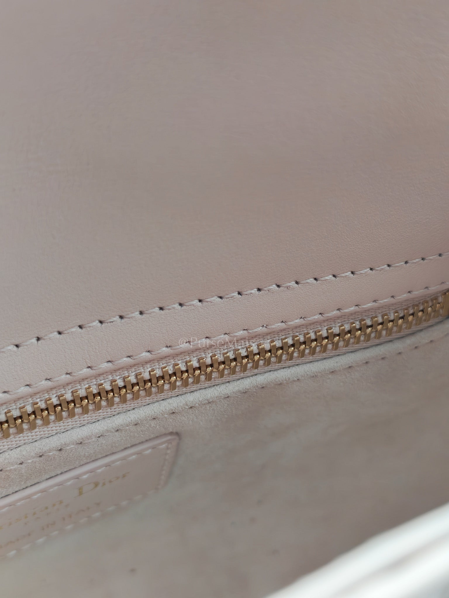 Christian Dior Lady My ABCDior Bag Small in Rose Poudre Lambskin Leather Light Gold Hardware | Purse Maison Luxury Bags Shop