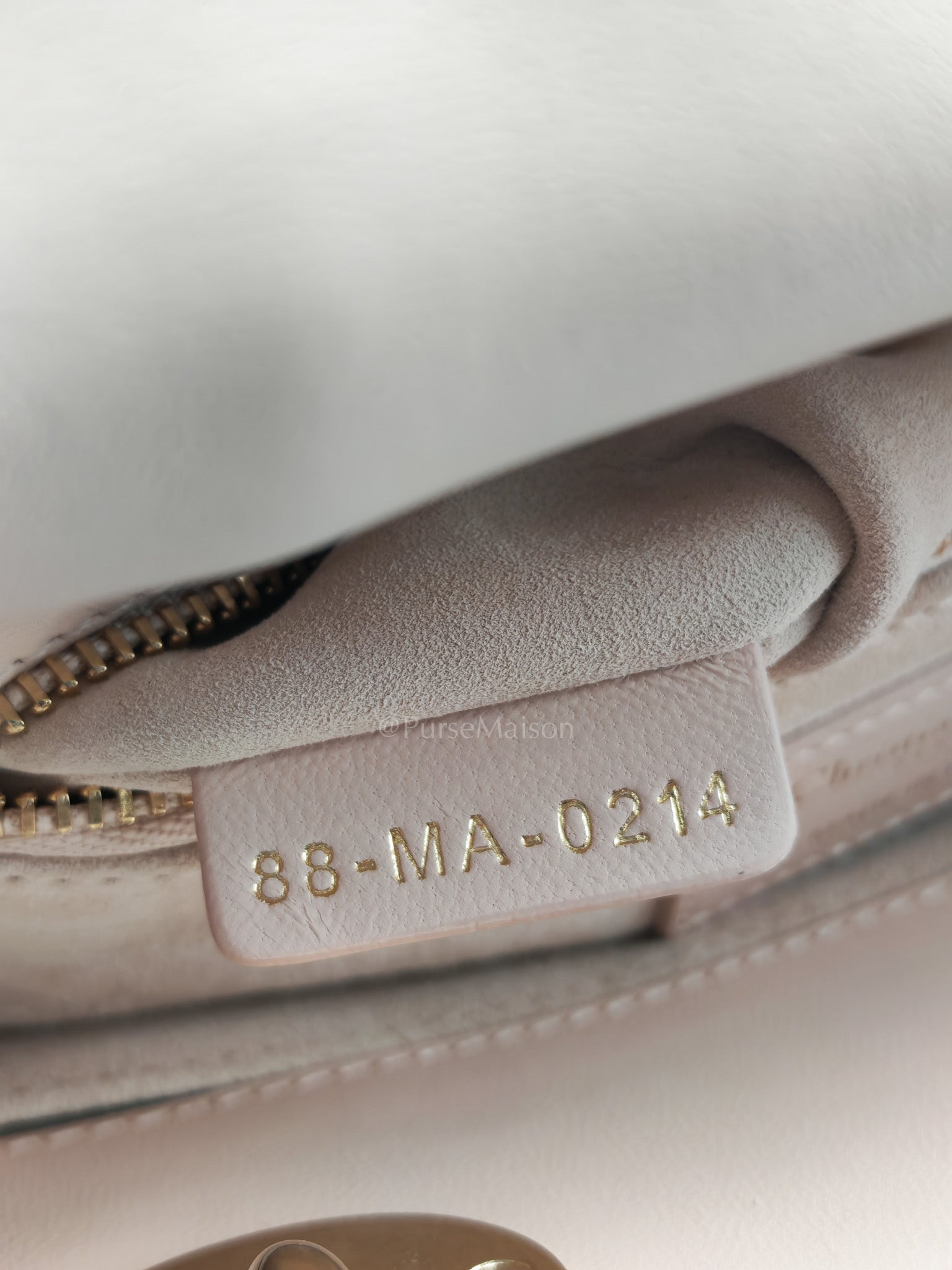 Christian Dior Lady My ABCDior Bag Small in Rose Poudre Lambskin Leather Light Gold Hardware | Purse Maison Luxury Bags Shop