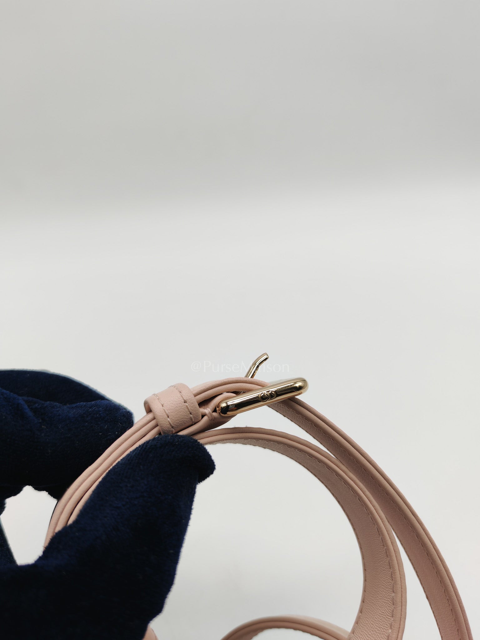 Christian Dior Lady My ABCDior Bag Small in Rose Poudre Lambskin Leather Light Gold Hardware | Purse Maison Luxury Bags Shop