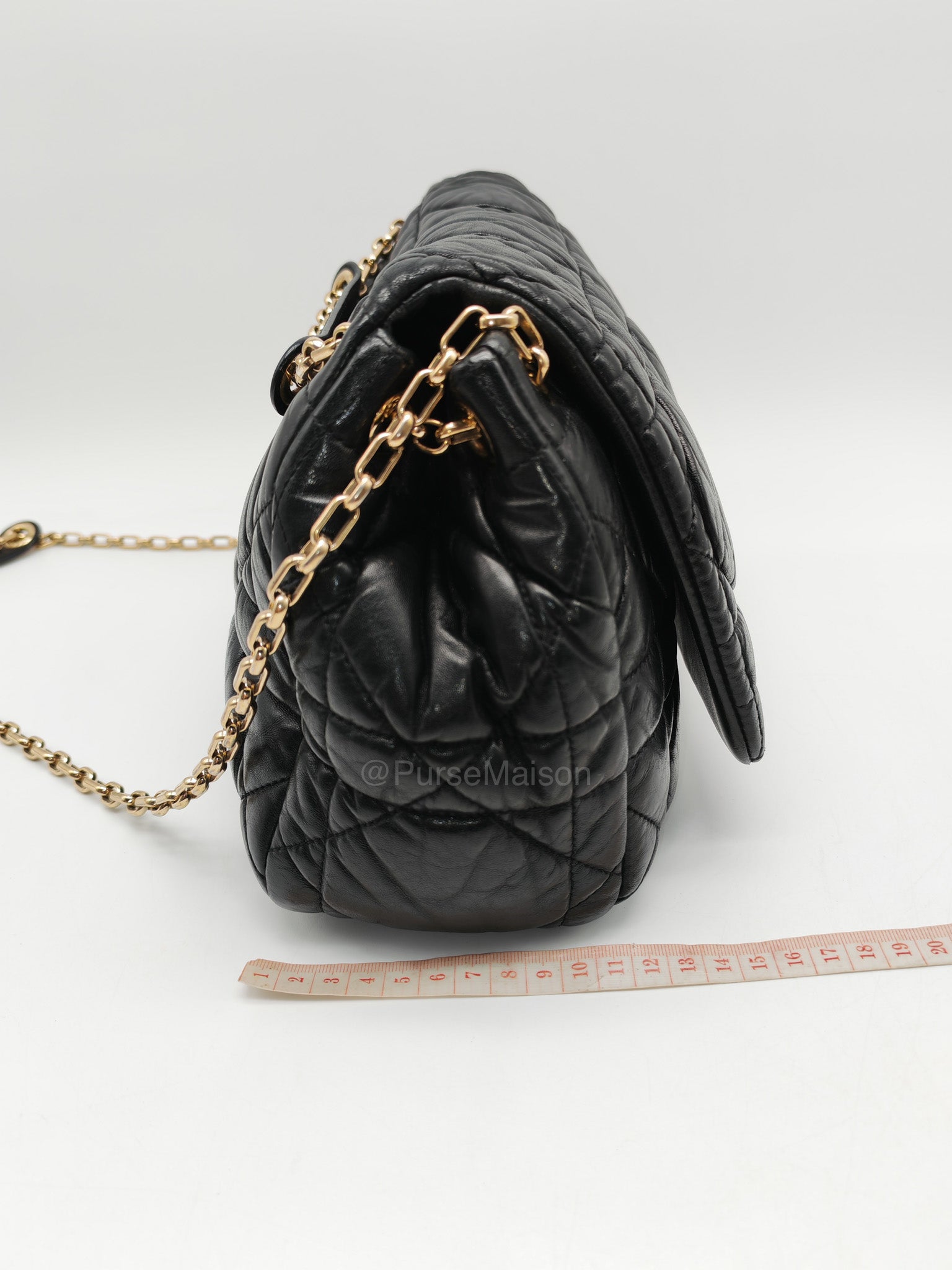 Christian Dior Milly La Foret Shoulder Bag in Black Quilted Cannage Lambskin Leather and Light Gold Hardware | Purse Maison Luxury Bags Shop