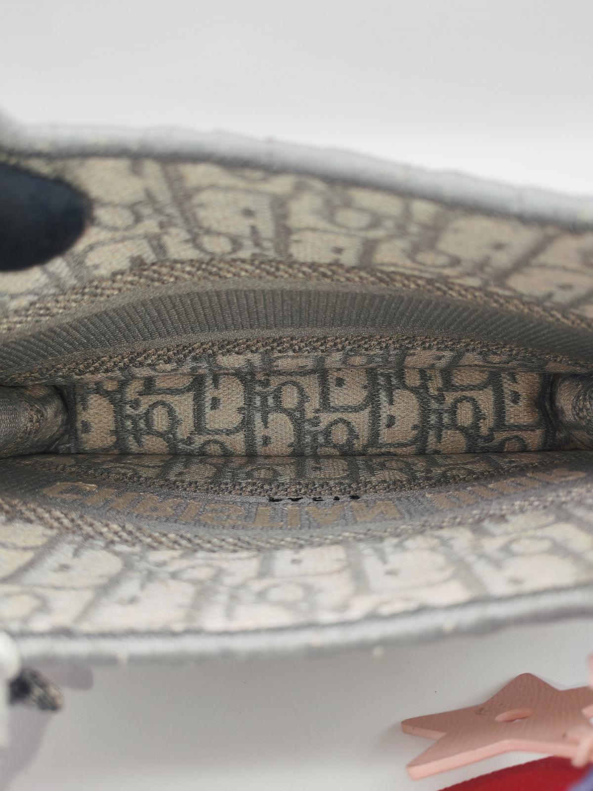 Christian Dior Mini Book Tote in Gray Oblique Embroidery Canvas | Purse Maison Luxury Bags Shop