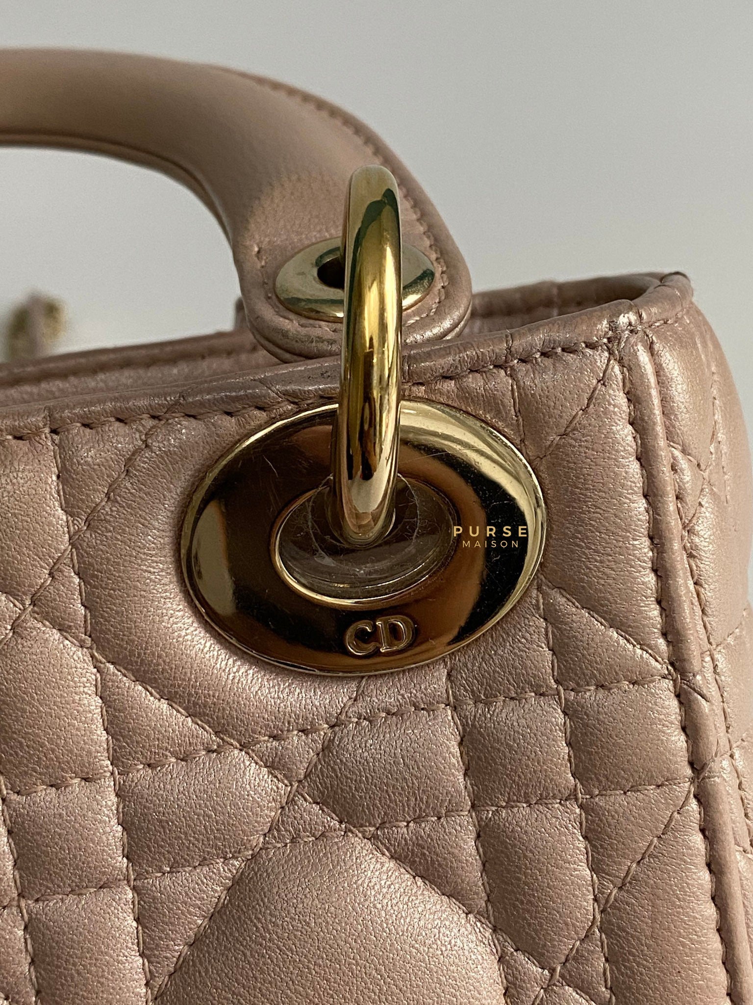 Mini lady dior lotus sale