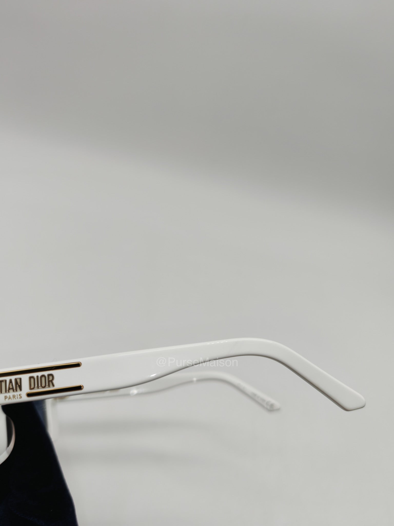 Christian Dior S2U Signature Sunglasses in White | Purse Maison Luxury Bags Shop