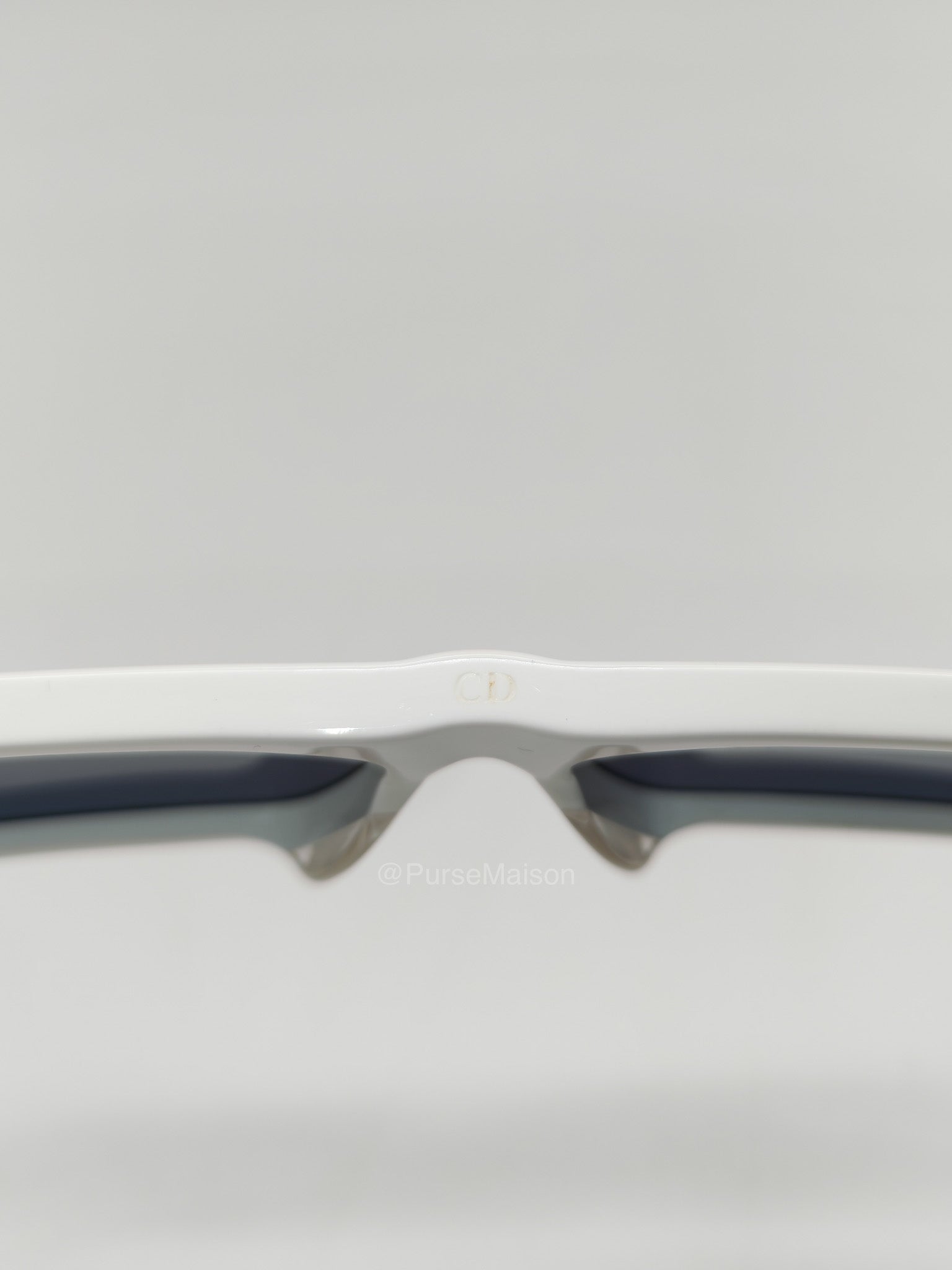 Christian Dior S2U Signature Sunglasses in White | Purse Maison Luxury Bags Shop