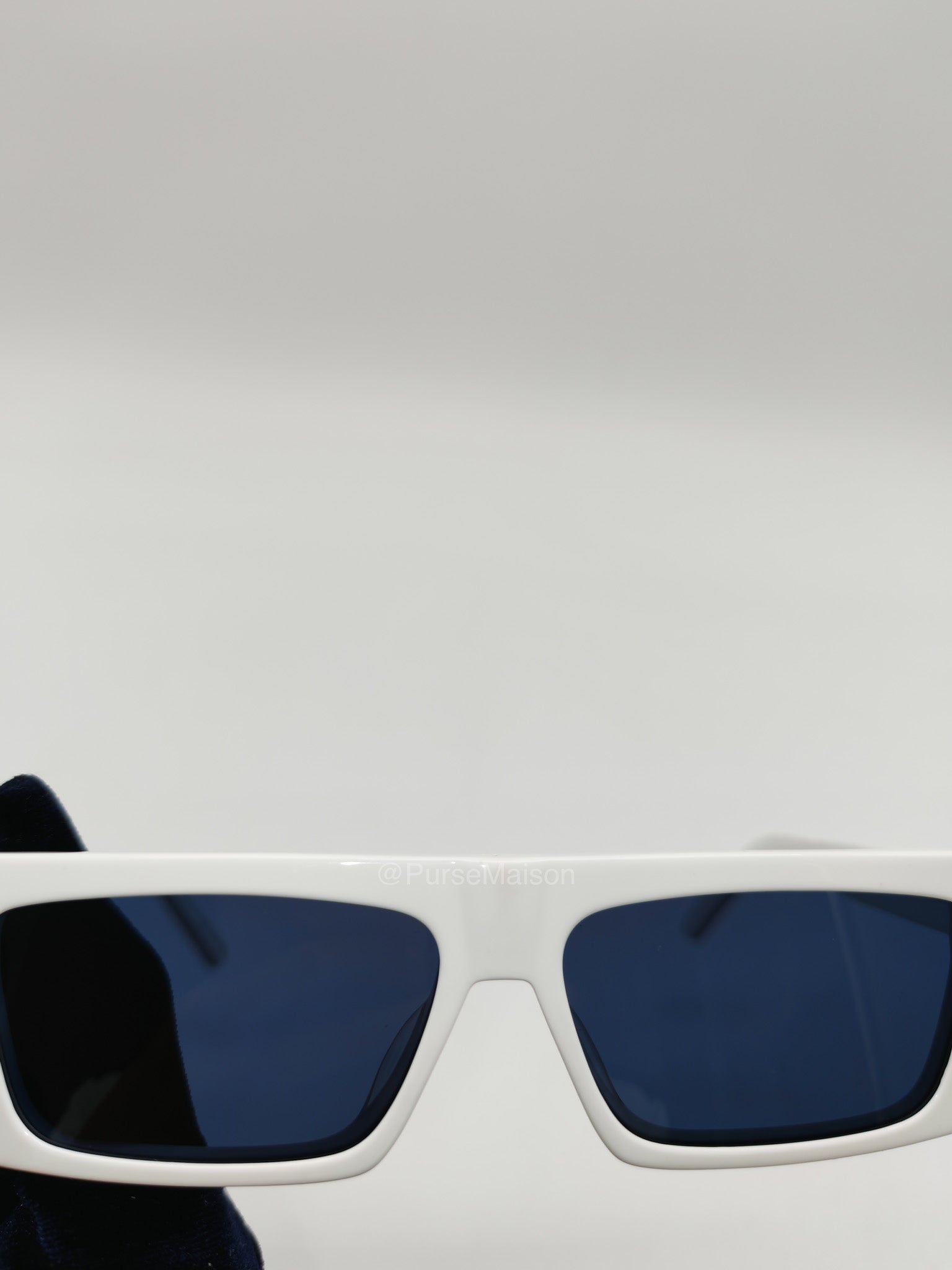 Christian Dior S2U Signature Sunglasses in White | Purse Maison Luxury Bags Shop