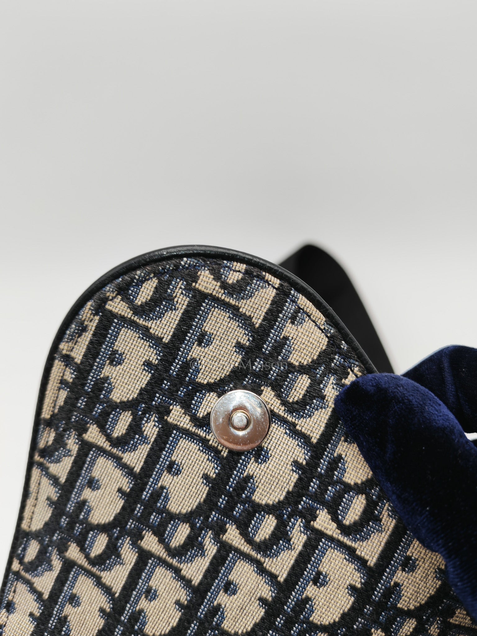 Saddle Chest Bag in Oblique Jacquard Canvas | Purse Maison Luxury Bags Shop