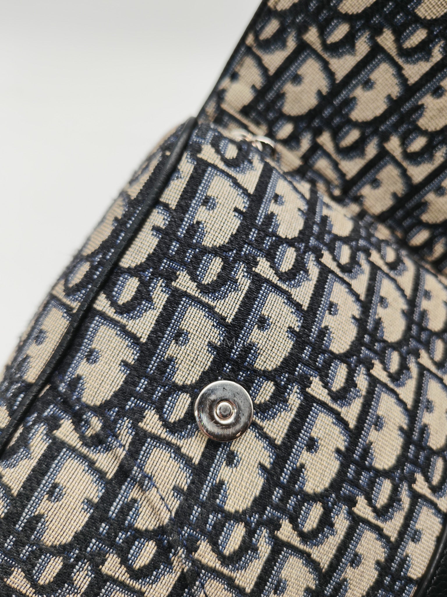 Saddle Chest Bag in Oblique Jacquard Canvas | Purse Maison Luxury Bags Shop