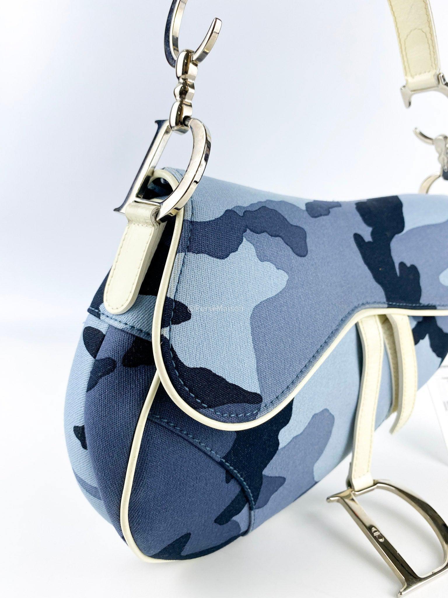 Christian Dior Saddle Vintage Camouflage Bag
