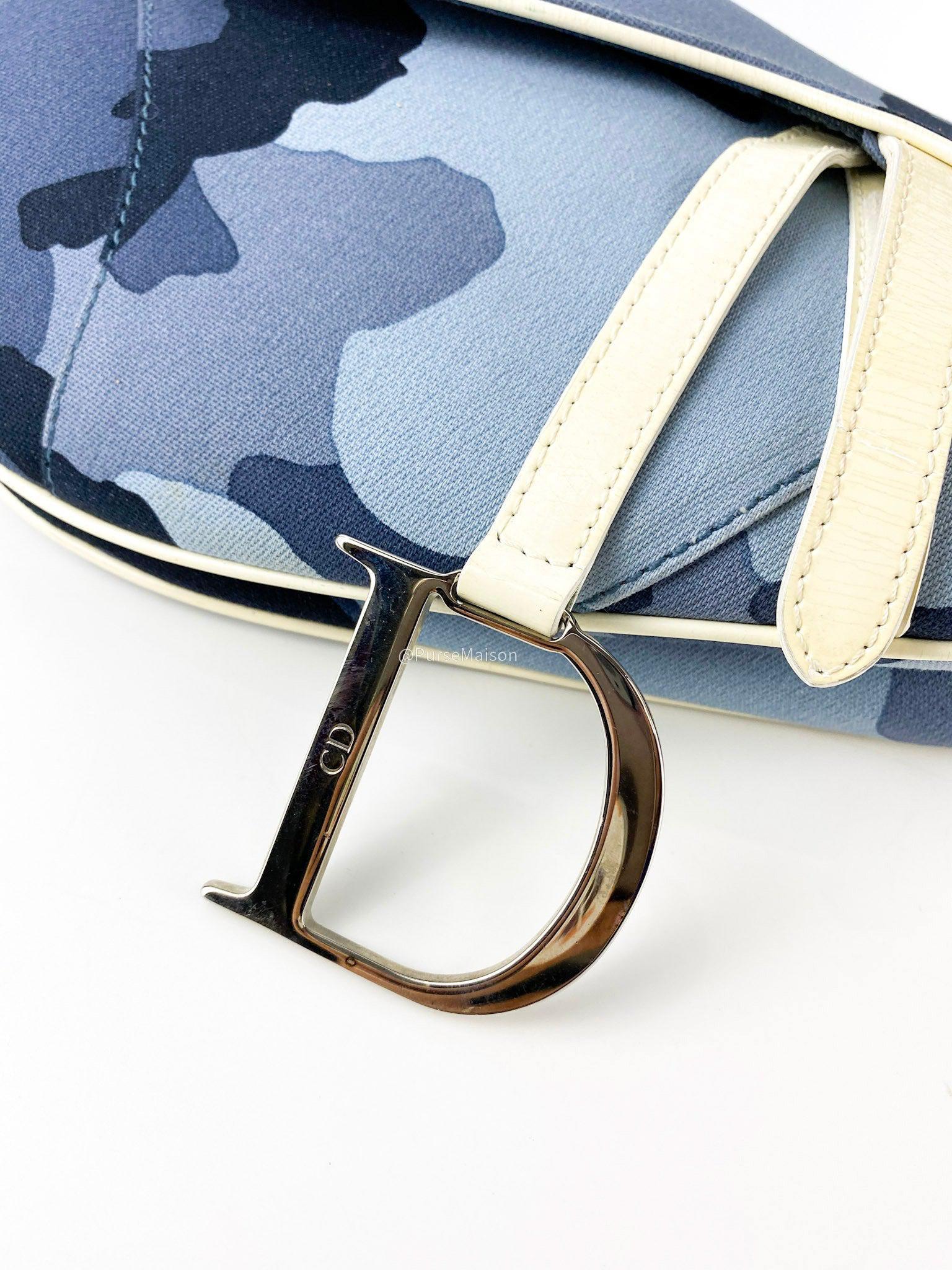 Dior camo saddle bag best sale