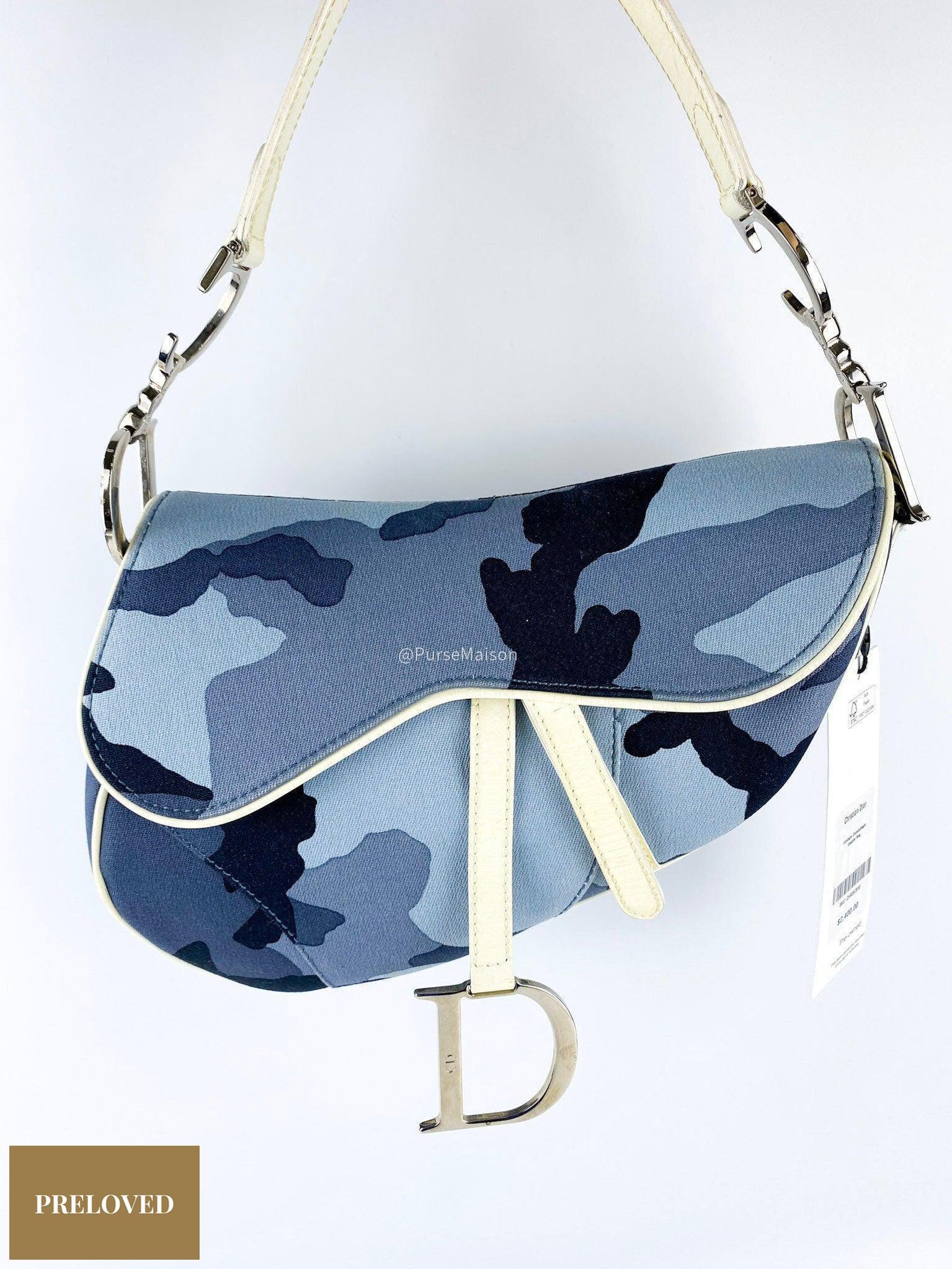 Christian Dior Saddle Vintage Camouflage Bag