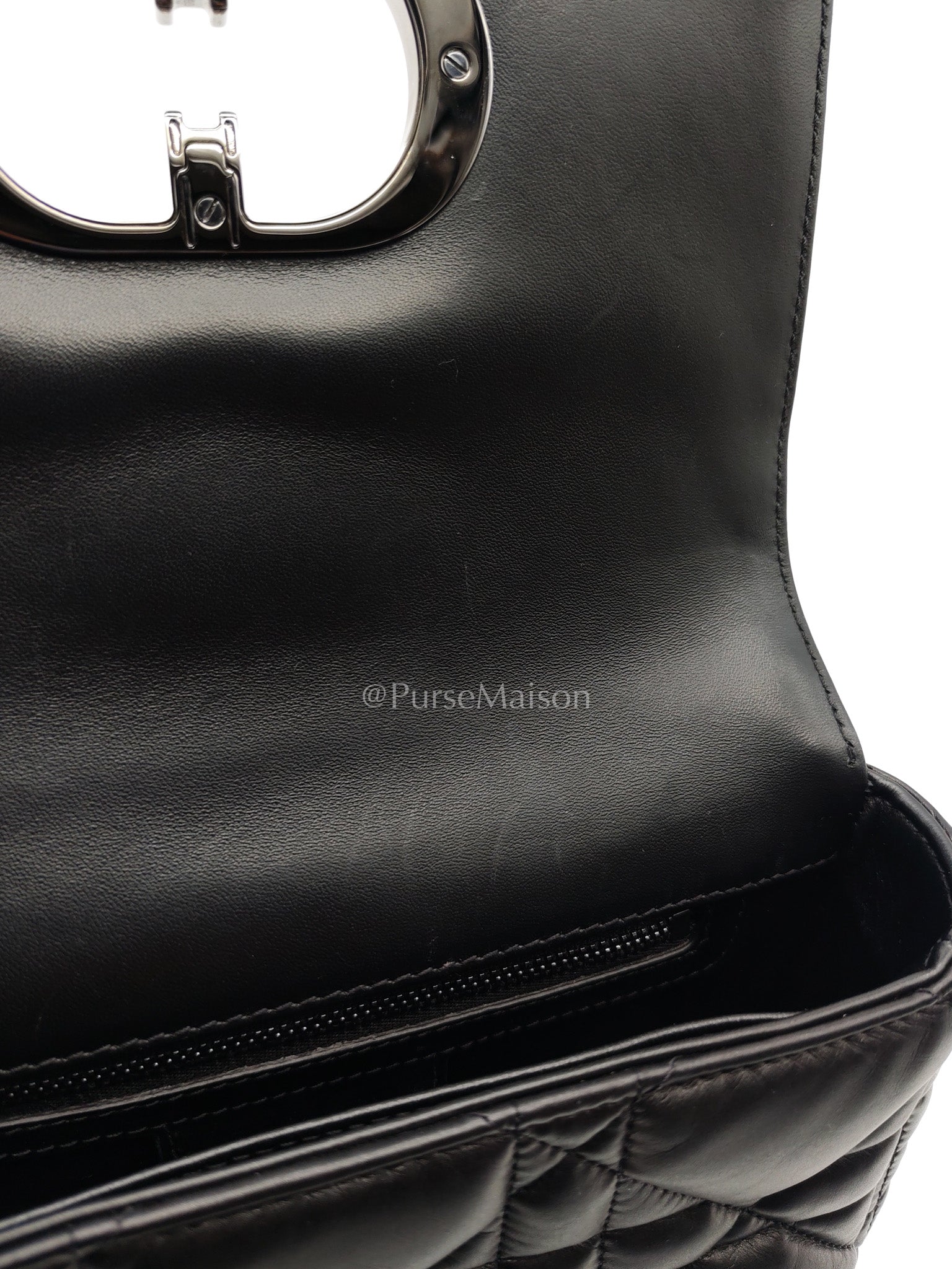 Christian Dior Soft Caro in Small Cannage Lambskin Leather Shoulder Bag | Purse Maison Luxury Bags Shop