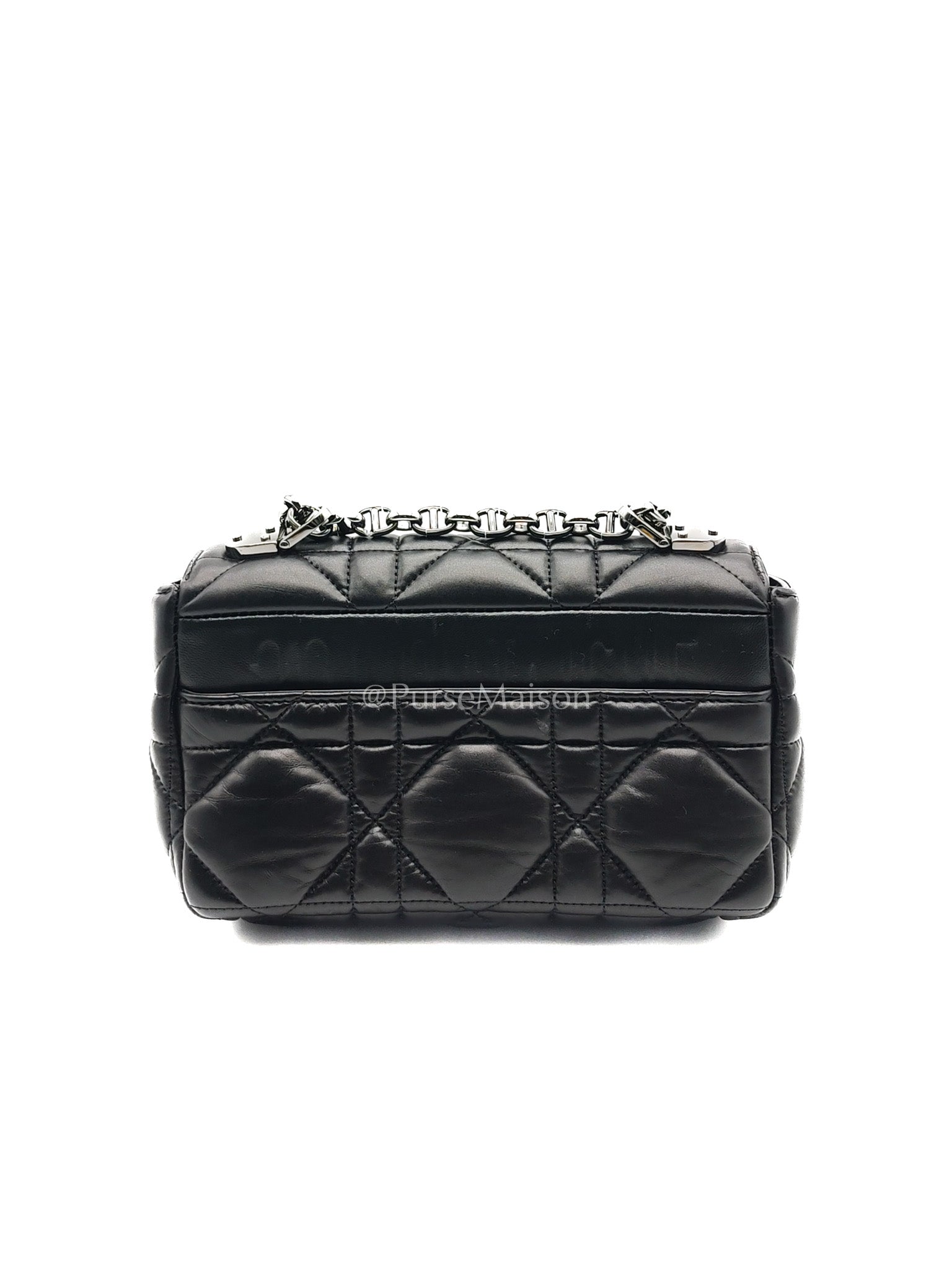Christian Dior Soft Caro in Small Cannage Lambskin Leather Shoulder Bag | Purse Maison Luxury Bags Shop