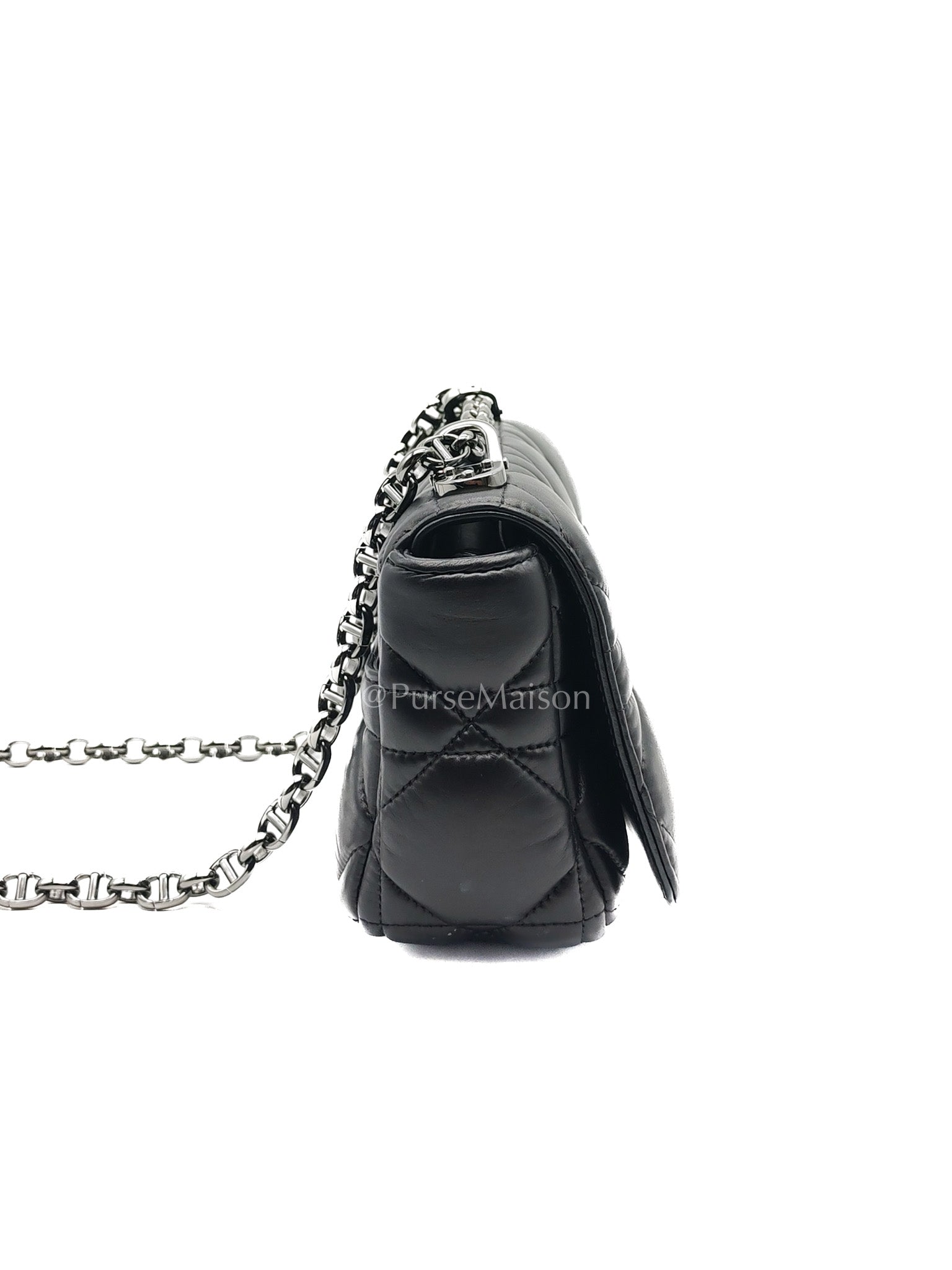 Christian Dior Soft Caro in Small Cannage Lambskin Leather Shoulder Bag | Purse Maison Luxury Bags Shop