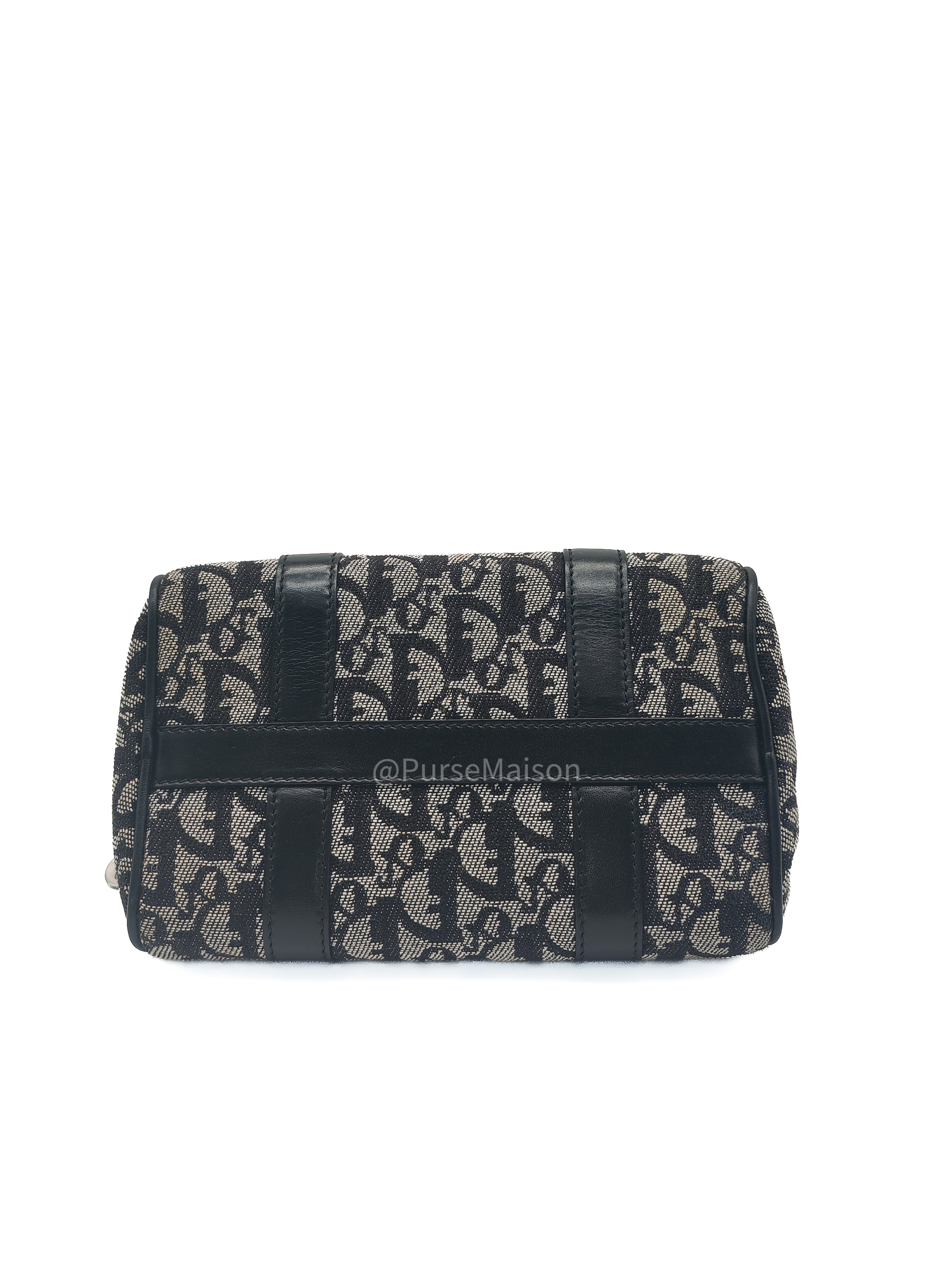 Christian Dior Vintage Boston Bag Mini in Trotter Monogram Canvas | Purse Maison Luxury Bags Shop
