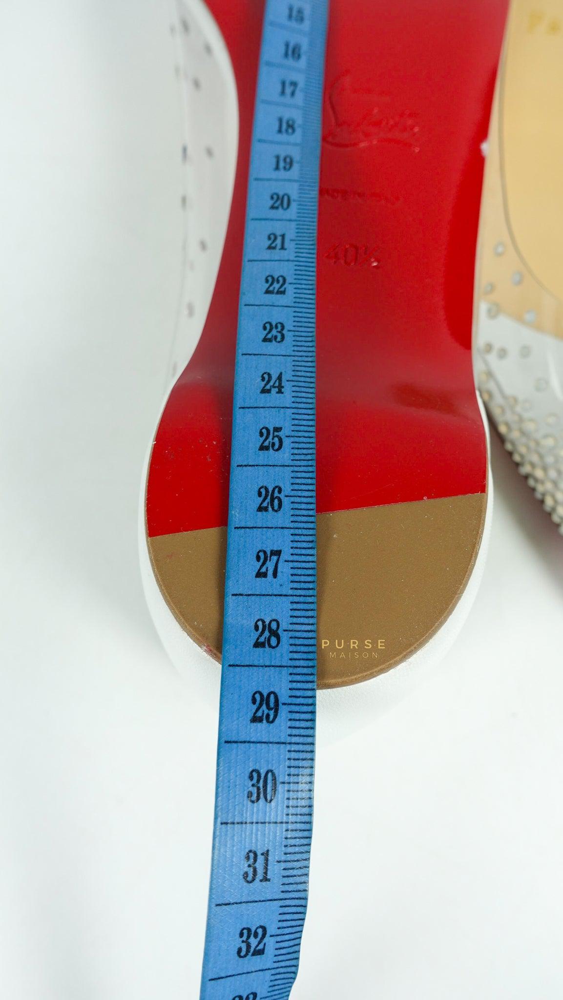 Christian louboutin hot sale pvc flats