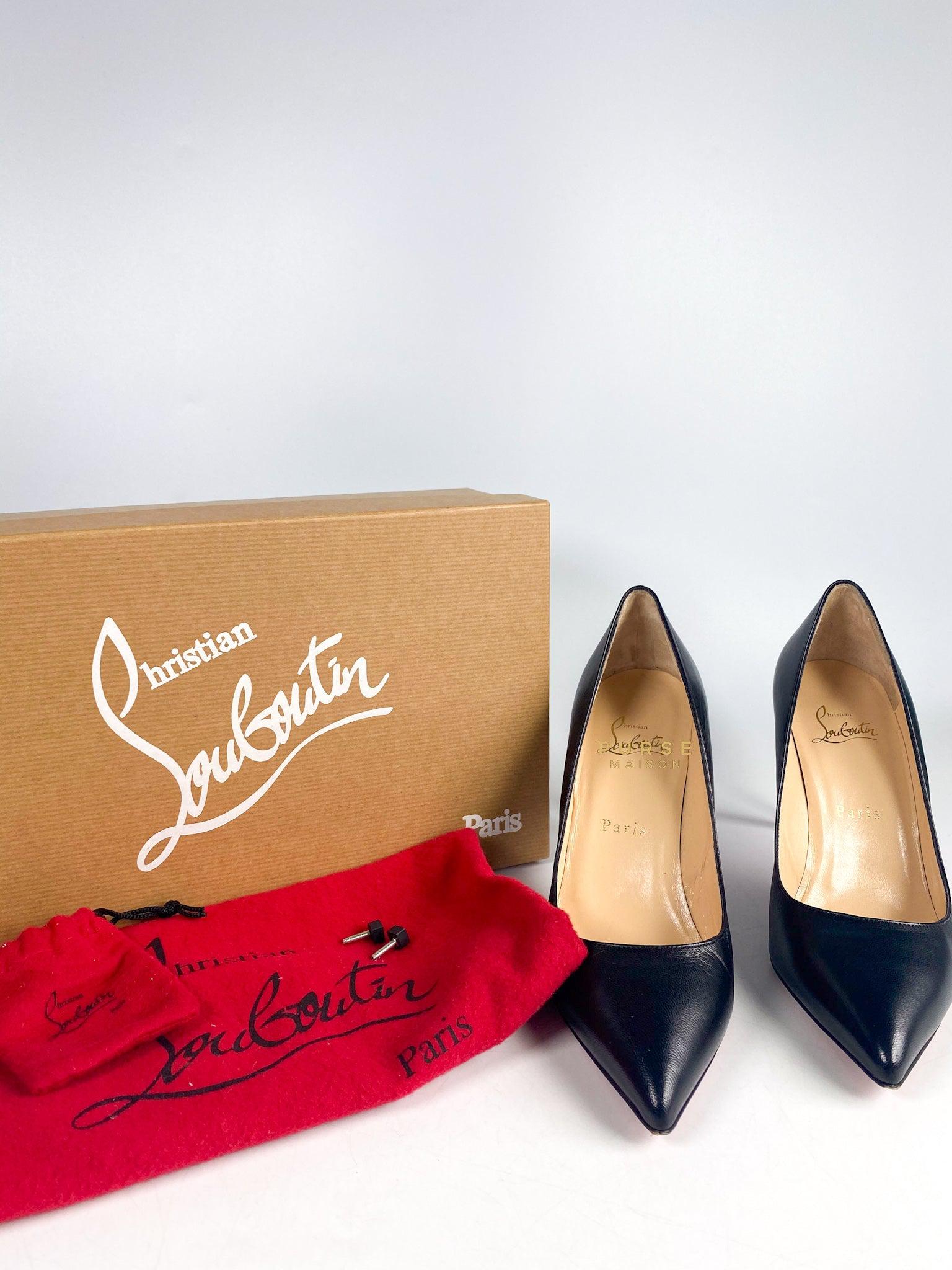 Christian louboutin mid outlet heel shoes