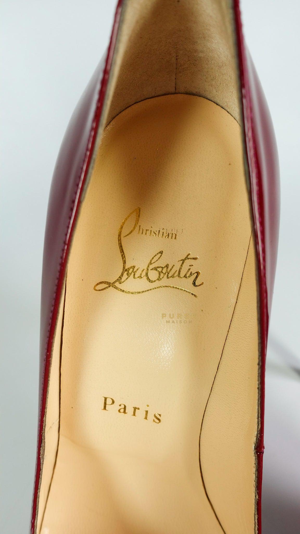 Christian Louboutin Palais Royal Red Patent High Heels Pump Size 37.5 EU (24cm)