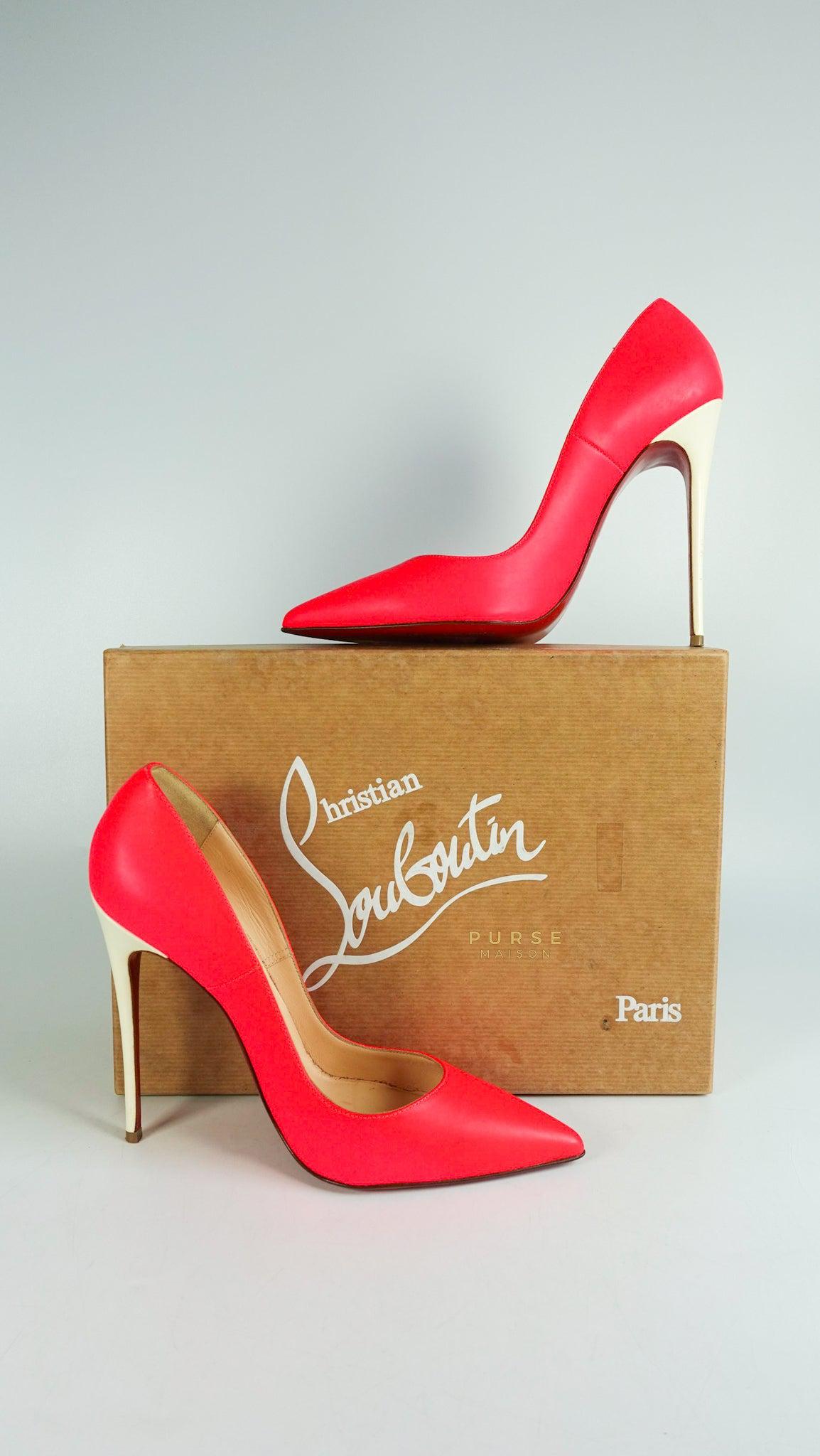 Christian Louboutin So Kate 120 Fluo Mat/Jazz Calf Heel