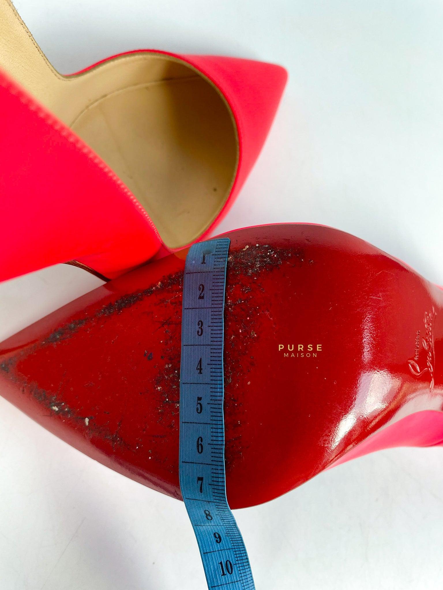 Christian louboutin sales heel size