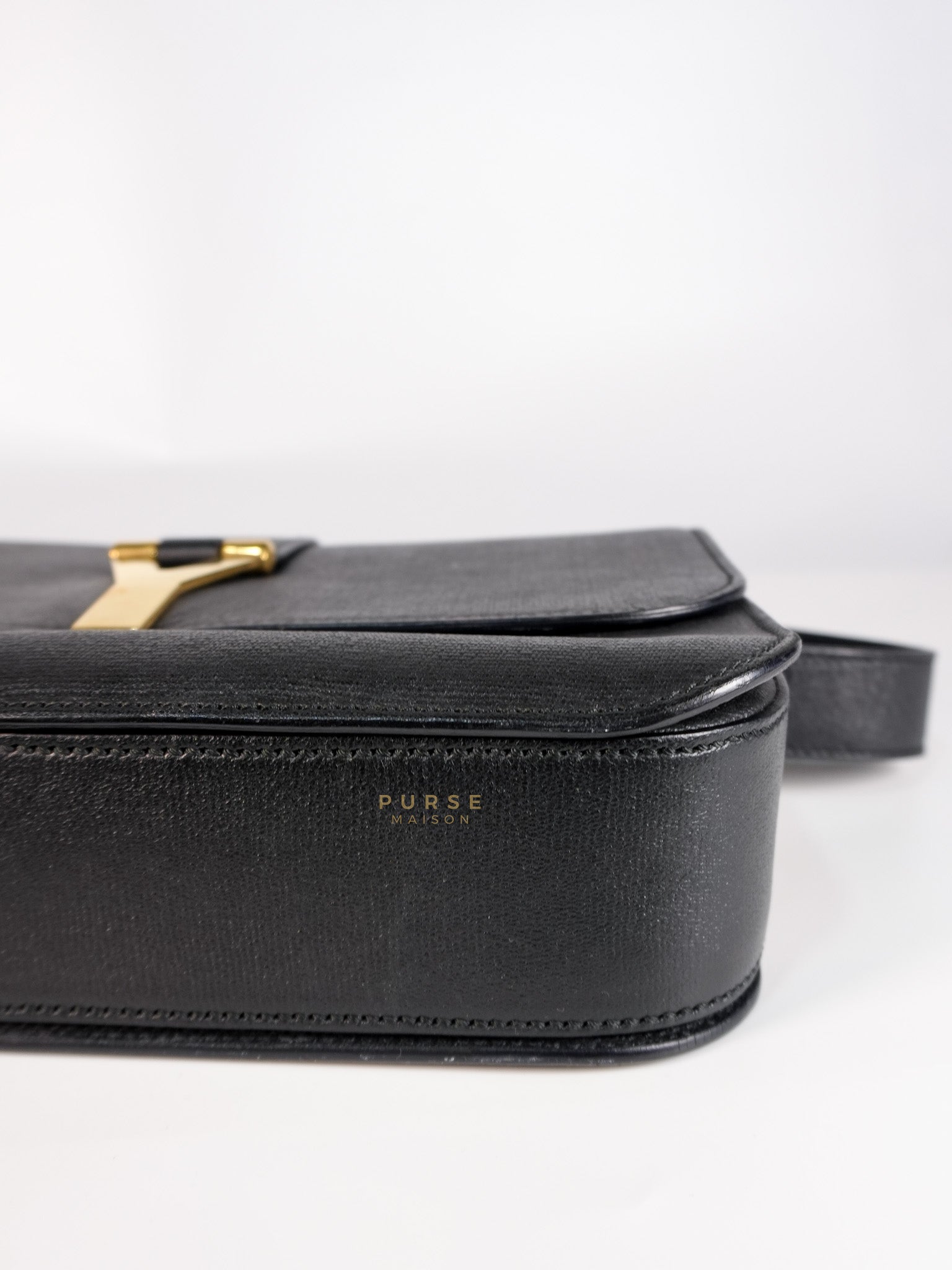 Chyc Flap Black Medium Crossbody Bag | Purse Maison Luxury Bags Shop