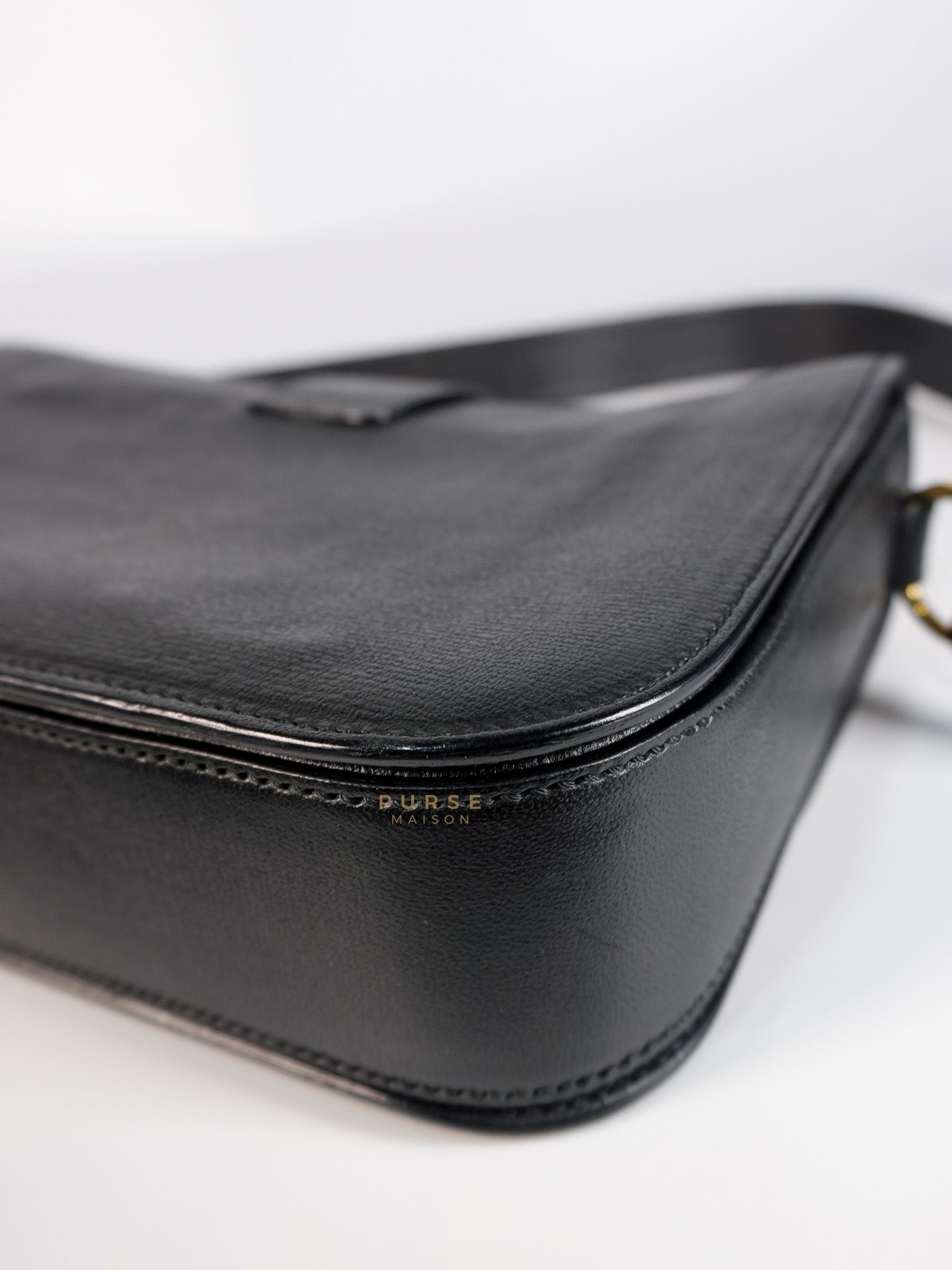 Chyc Flap Black Medium Crossbody Bag | Purse Maison Luxury Bags Shop