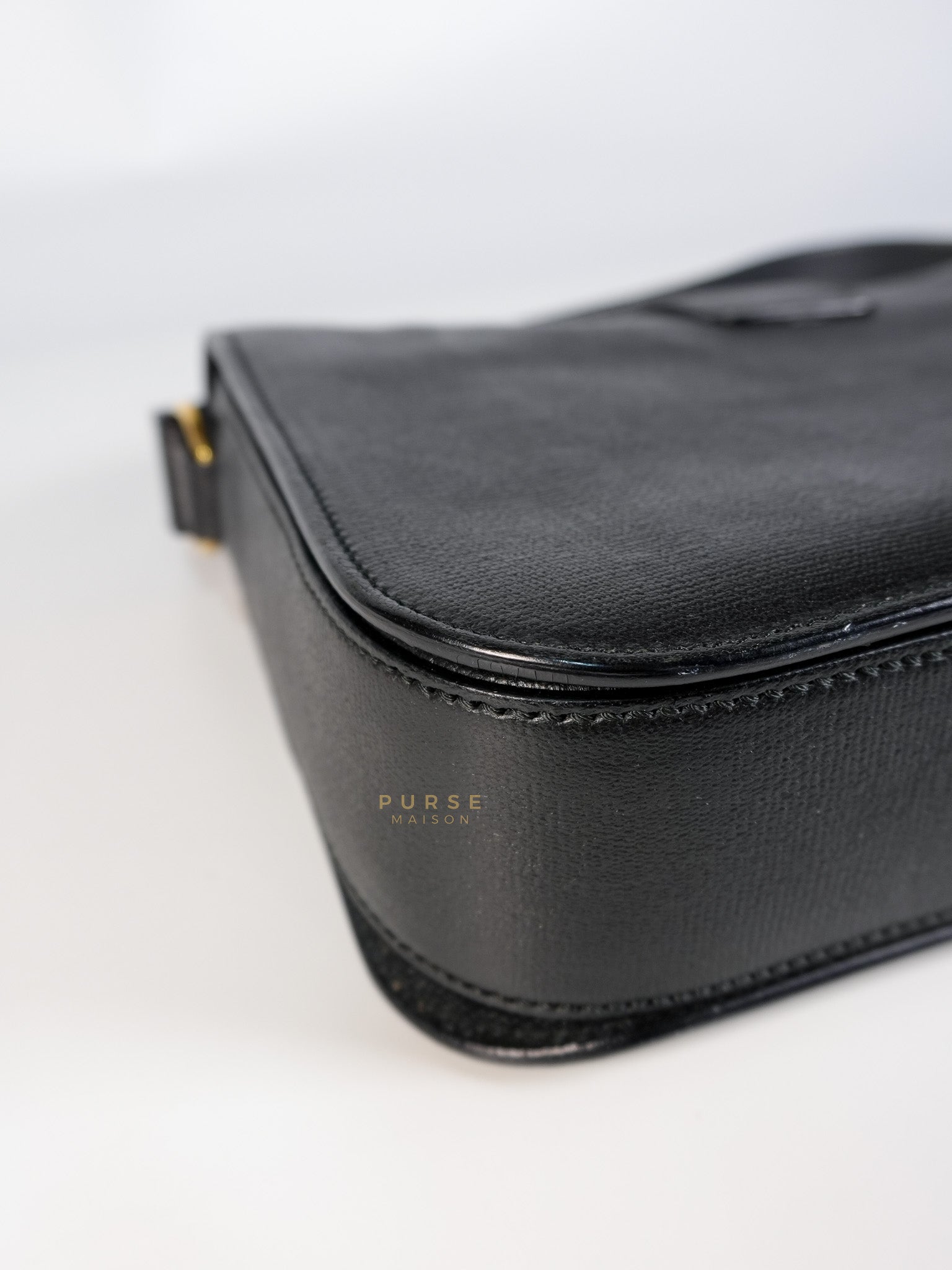 Chyc Flap Black Medium Crossbody Bag | Purse Maison Luxury Bags Shop