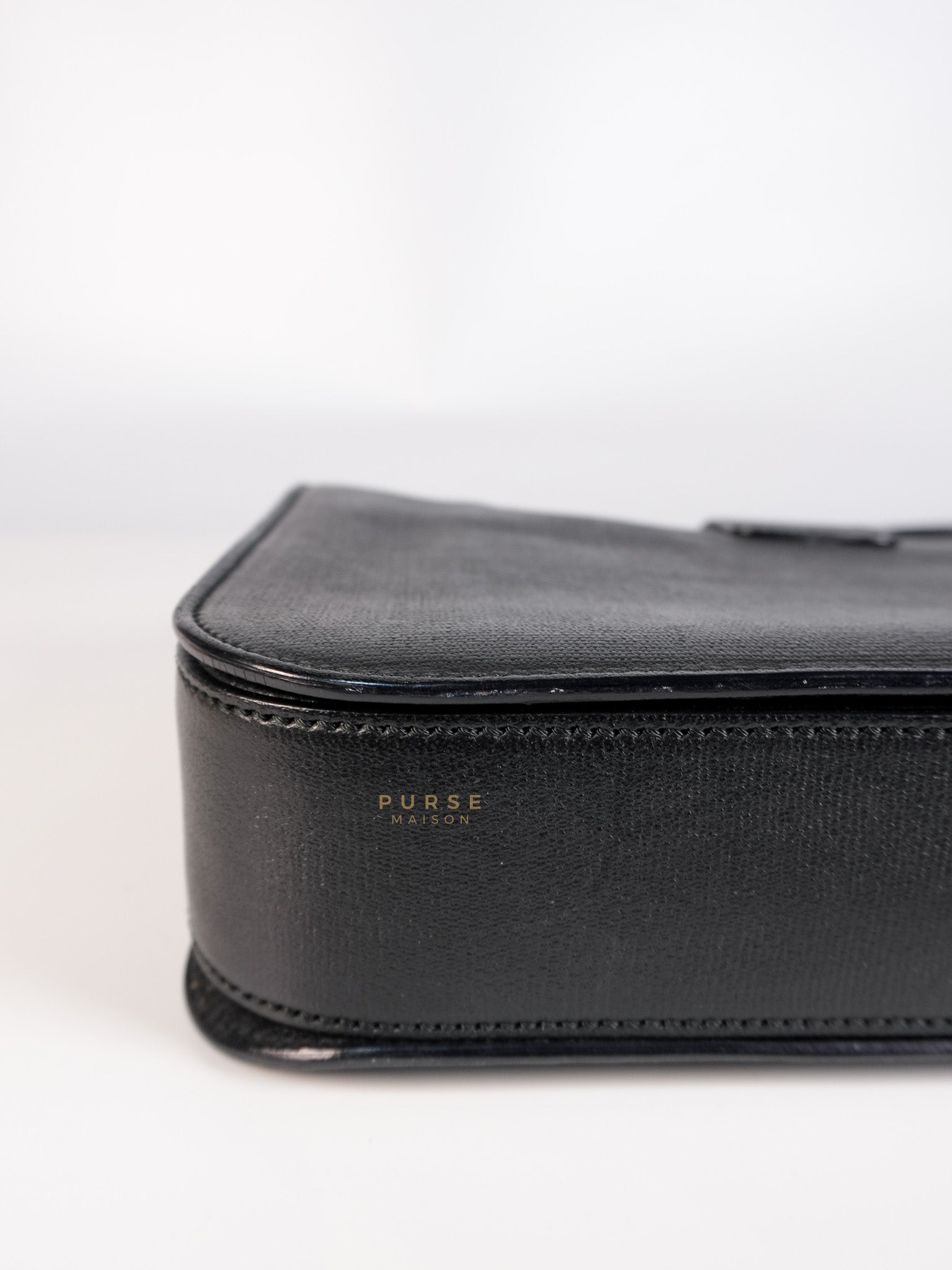 Chyc Flap Black Medium Crossbody Bag | Purse Maison Luxury Bags Shop