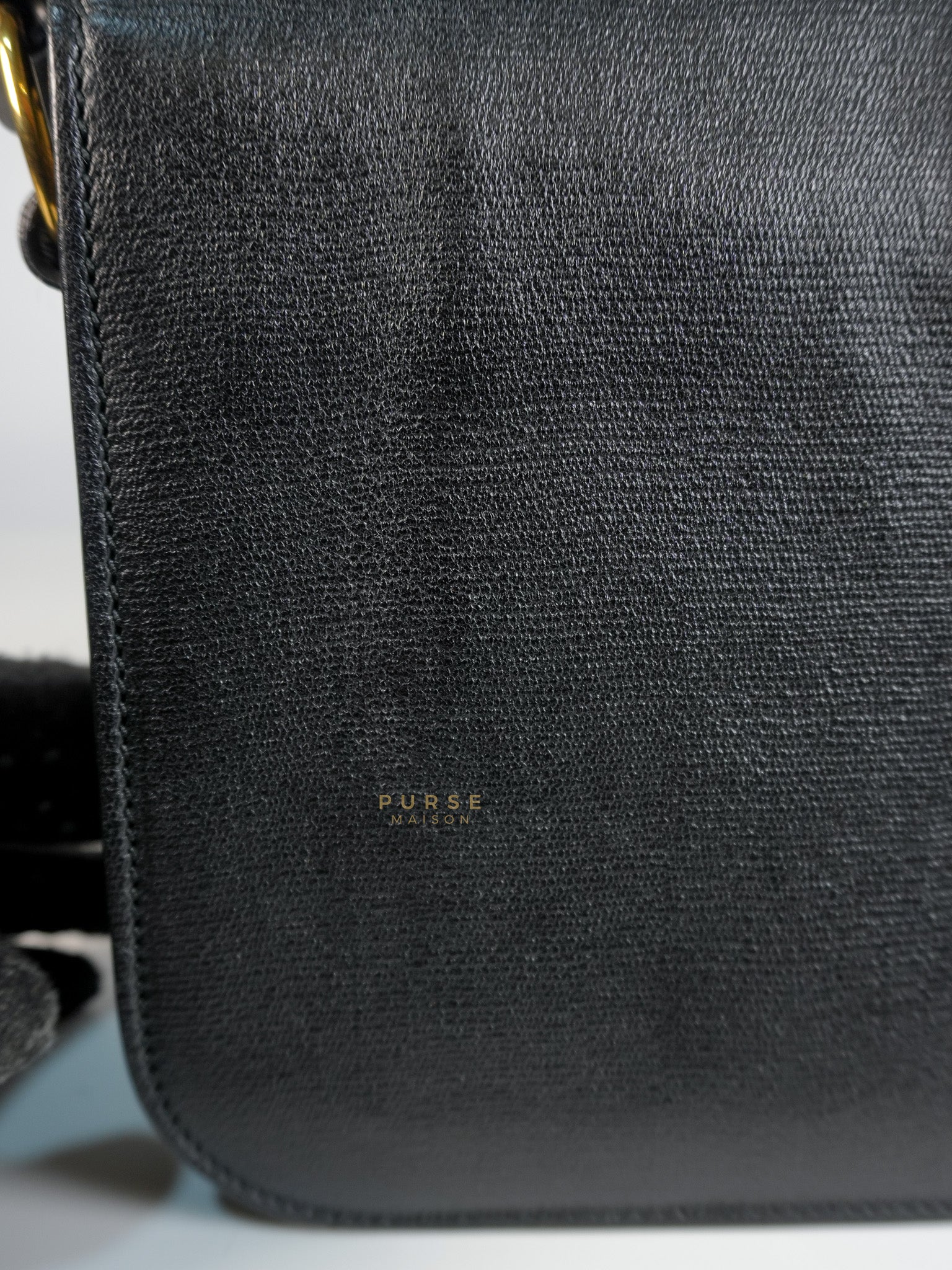 Chyc Flap Black Medium Crossbody Bag | Purse Maison Luxury Bags Shop