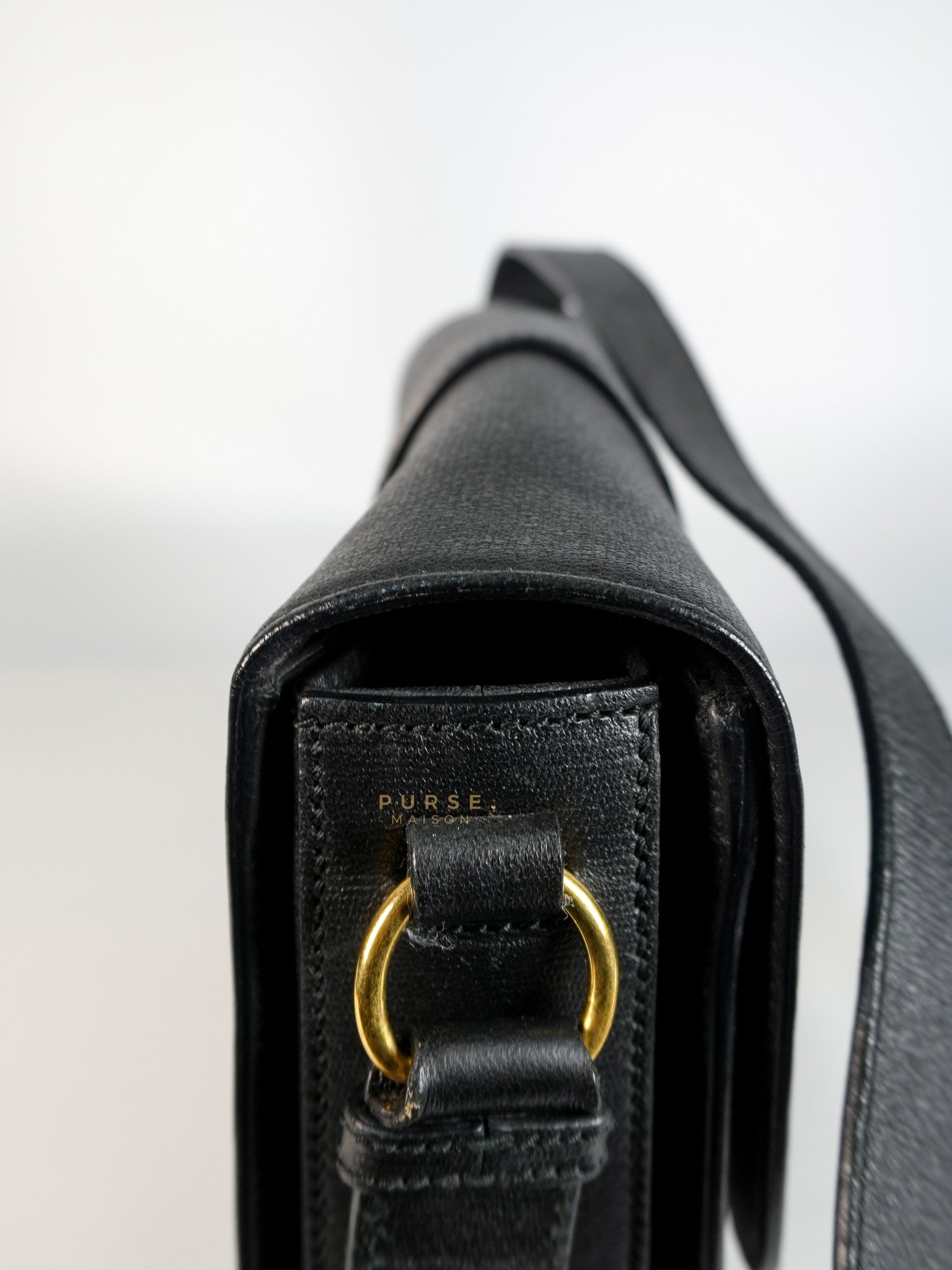 Chyc Flap Black Medium Crossbody Bag | Purse Maison Luxury Bags Shop