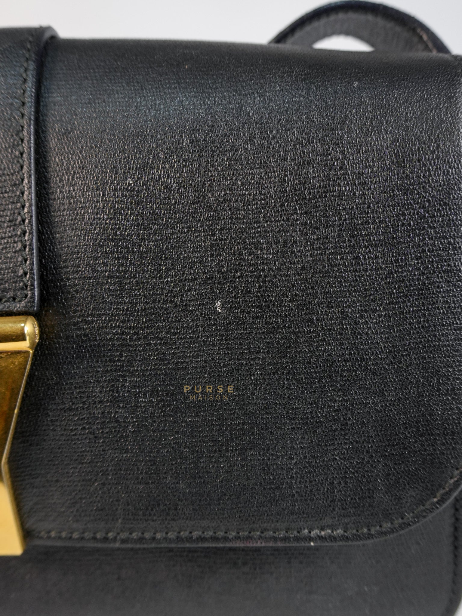 Chyc Flap Black Medium Crossbody Bag | Purse Maison Luxury Bags Shop