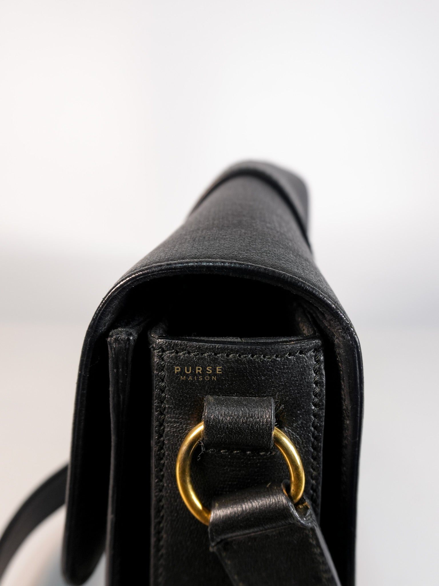 Chyc Flap Black Medium Crossbody Bag | Purse Maison Luxury Bags Shop