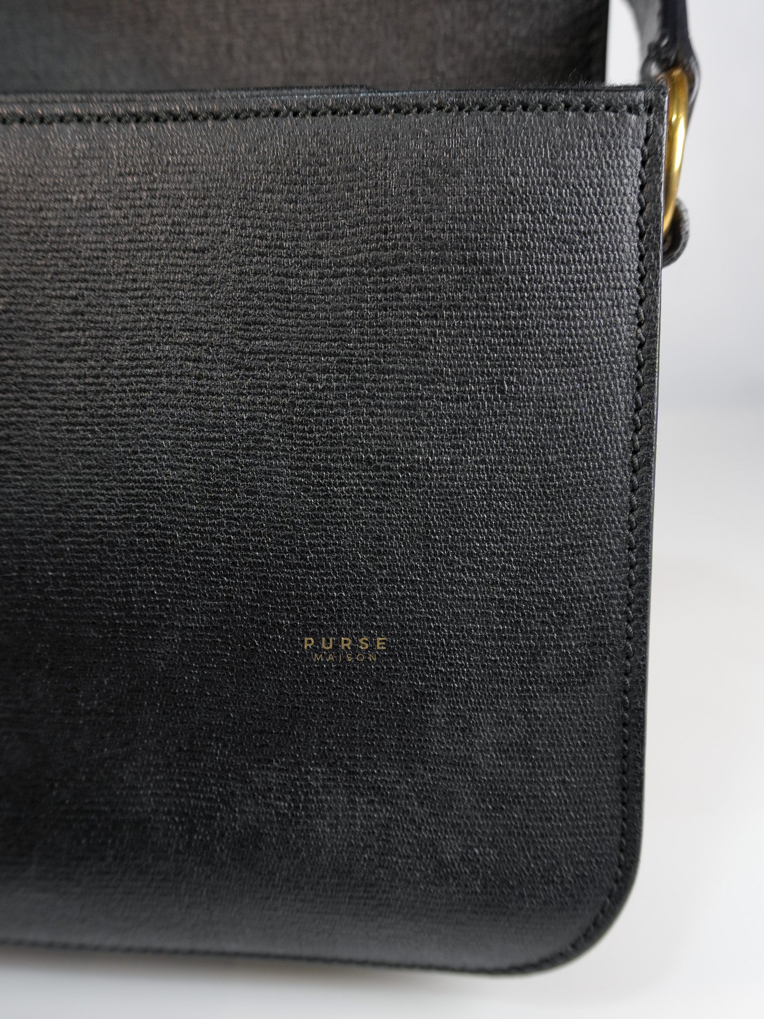 Chyc Flap Black Medium Crossbody Bag | Purse Maison Luxury Bags Shop